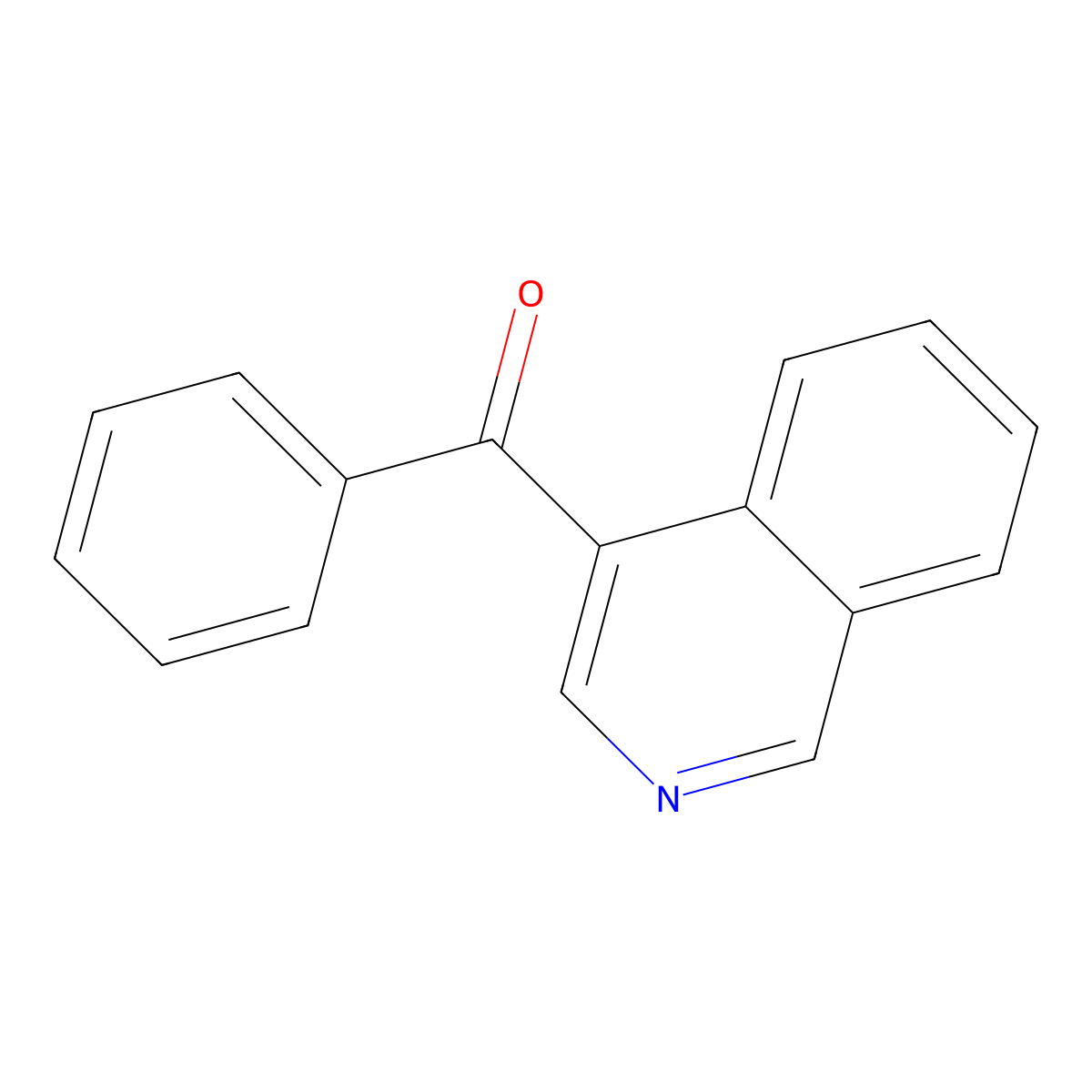 4-Benzoylisoquinoline molecular structure, CAS 20335-71-1