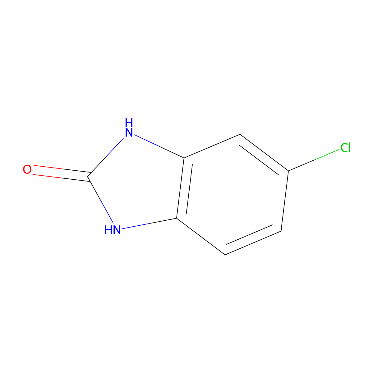 5-chloro-1,3-dihydro-2H-benzimidazol-2-one molecular structure, CAS 2034-23-3