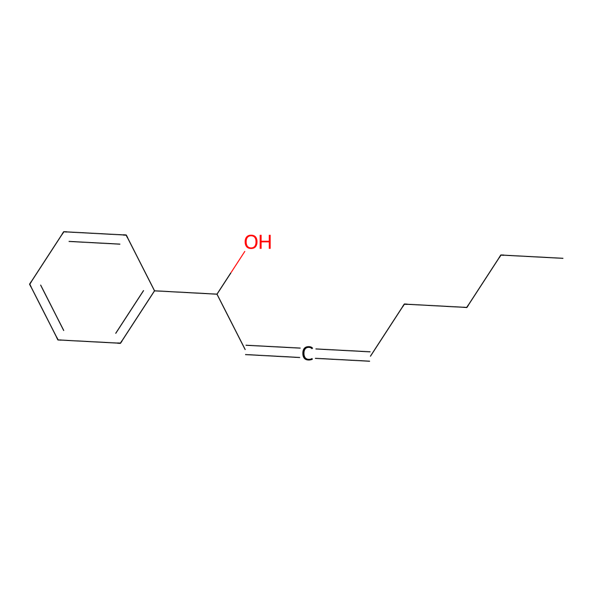 (3R)-1-Phenylocta-2,3-dien-1-OL molecular structure, CAS 2034133-20-3