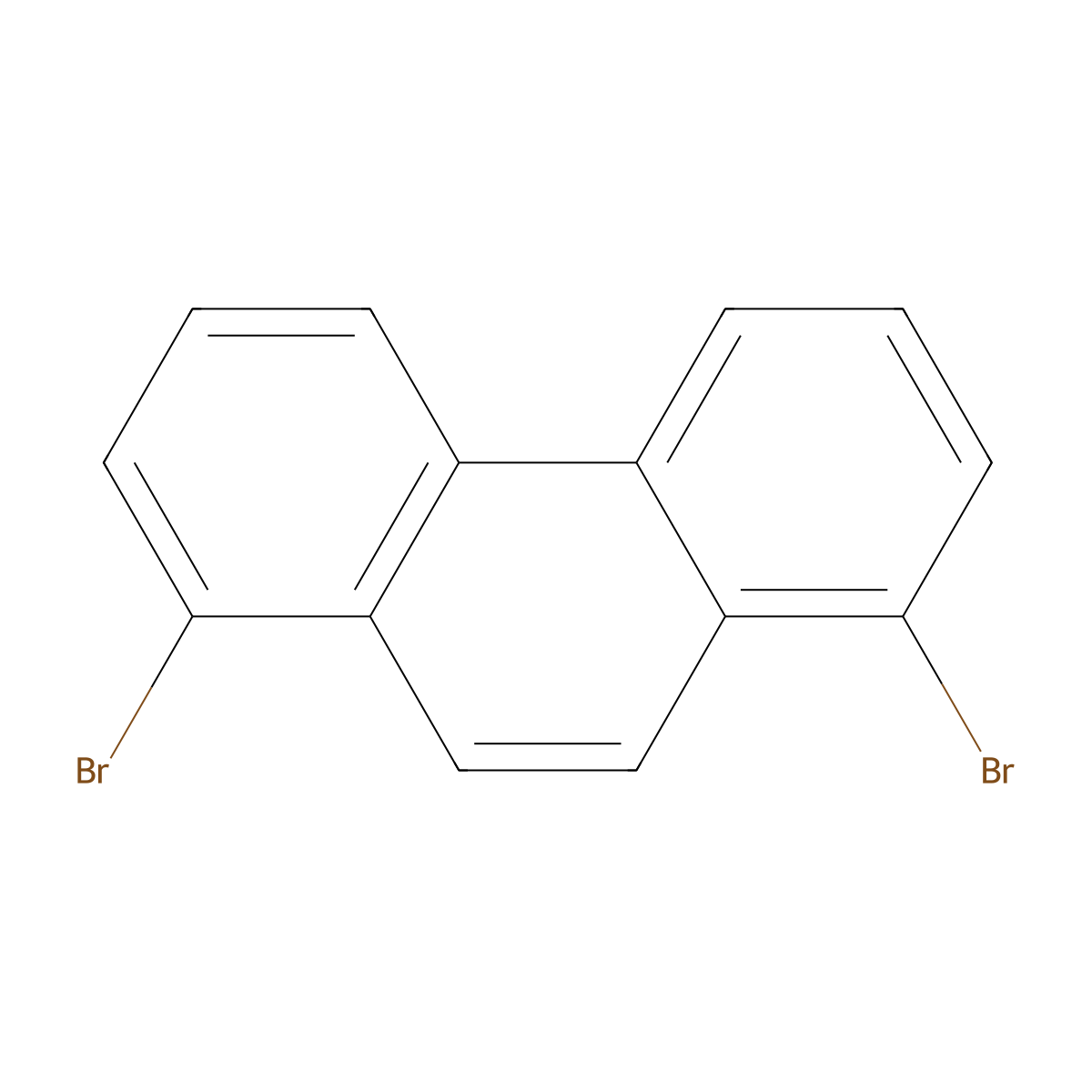 1,8-Dibromophenanthrene molecular structure, CAS 20342-96-5