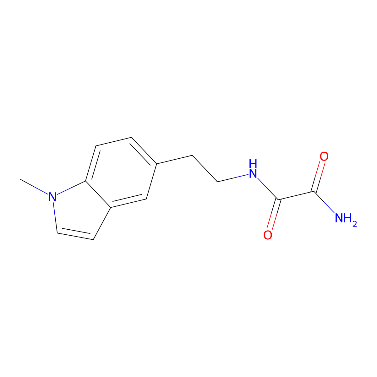 N1-(2-(1-methyl-1H-indol-5-yl)ethyl)oxalamide molecular structure, CAS 2034202-20-3
