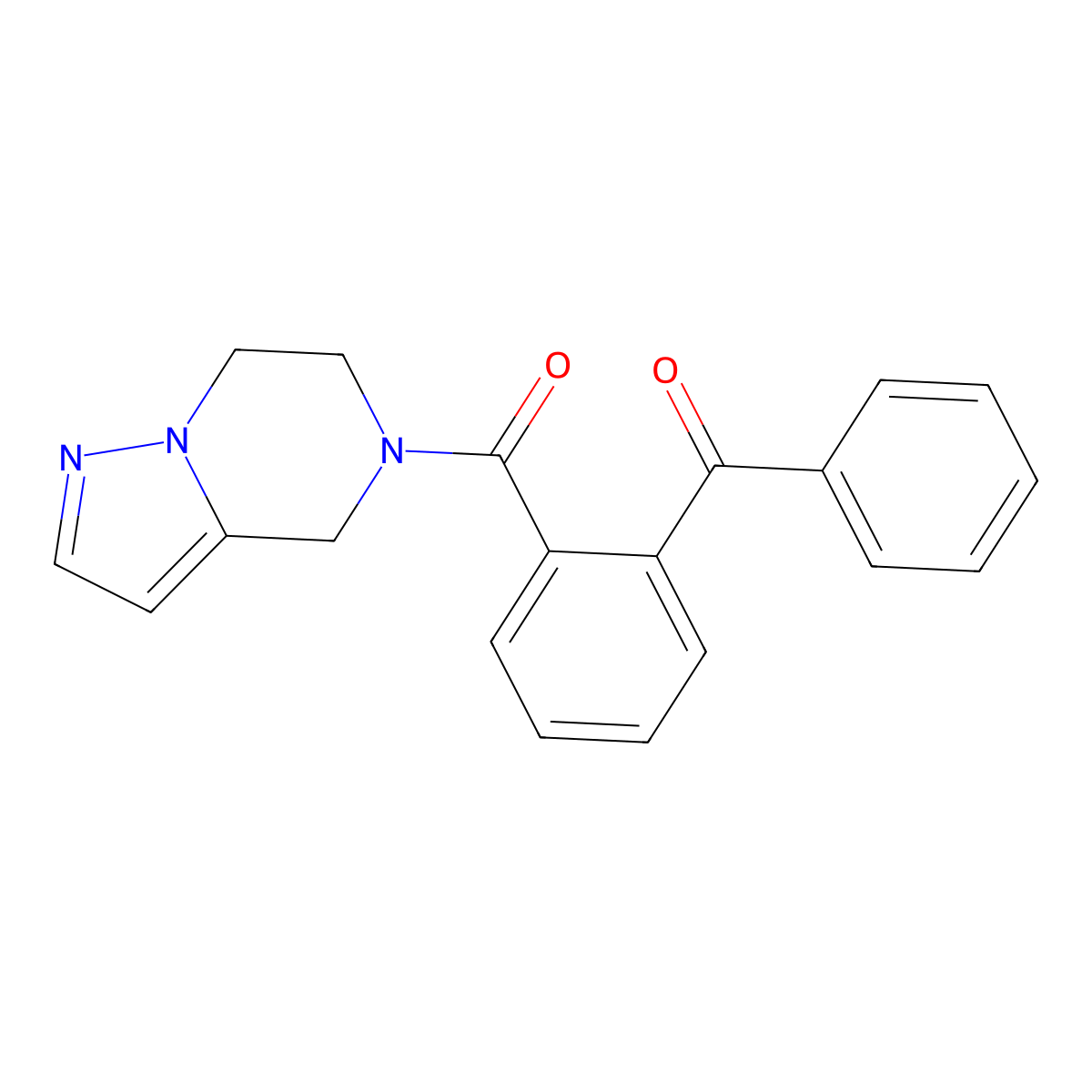 (2-benzoylphenyl)(6,7-dihydropyrazolo[1,5-a]pyrazin-5(4H)-yl)methanone molecular structure, CAS 2034236-90-1