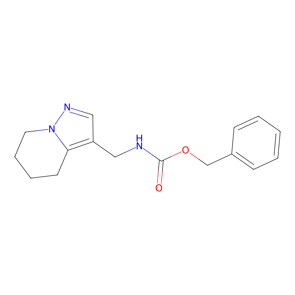 Benzyl ((4,5,6,7-tetrahydropyrazolo[1,5-a]pyridin-3-yl)methyl)carbamate molecular structure, CAS 2034246-02-9