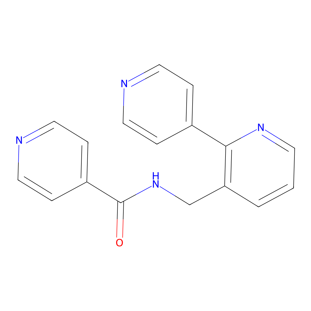 N-([2,4'-bipyridin]-3-ylmethyl)isonicotinamide molecular structure, CAS 2034253-67-1
