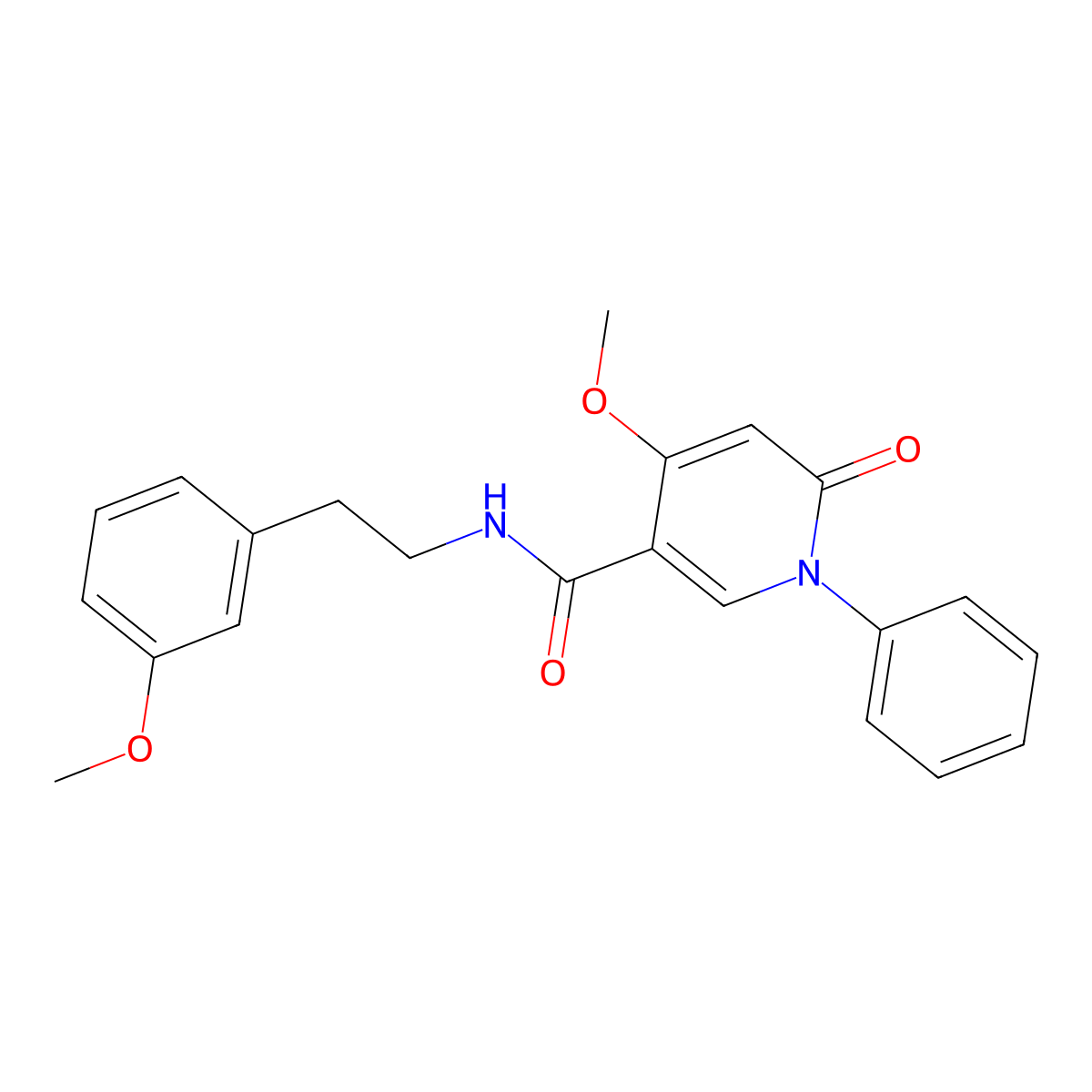 4-methoxy-N-(3-methoxyphenethyl)-6-oxo-1-phenyl-1,6-dihydropyridine-3-carboxamide molecular structure, CAS 2034255-86-0