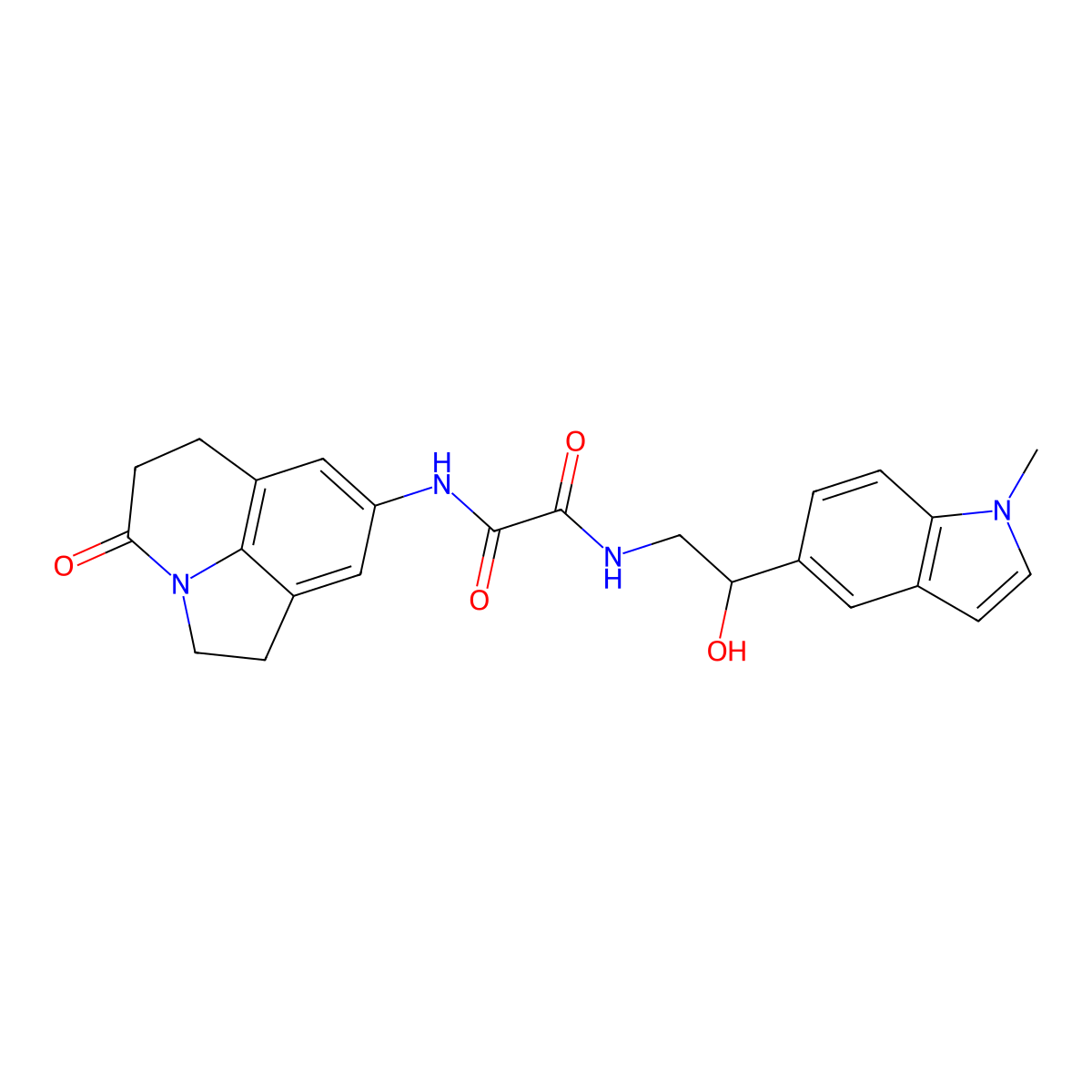 N1-(2-hydroxy-2-(1-methyl-1H-indol-5-yl)ethyl)-N2-(4-oxo-2,4,5,6-tetrahydro-1H-pyrrolo[3,2,1-ij]quinolin-8-yl)oxalamide molecular structure, CAS 2034256-52-3