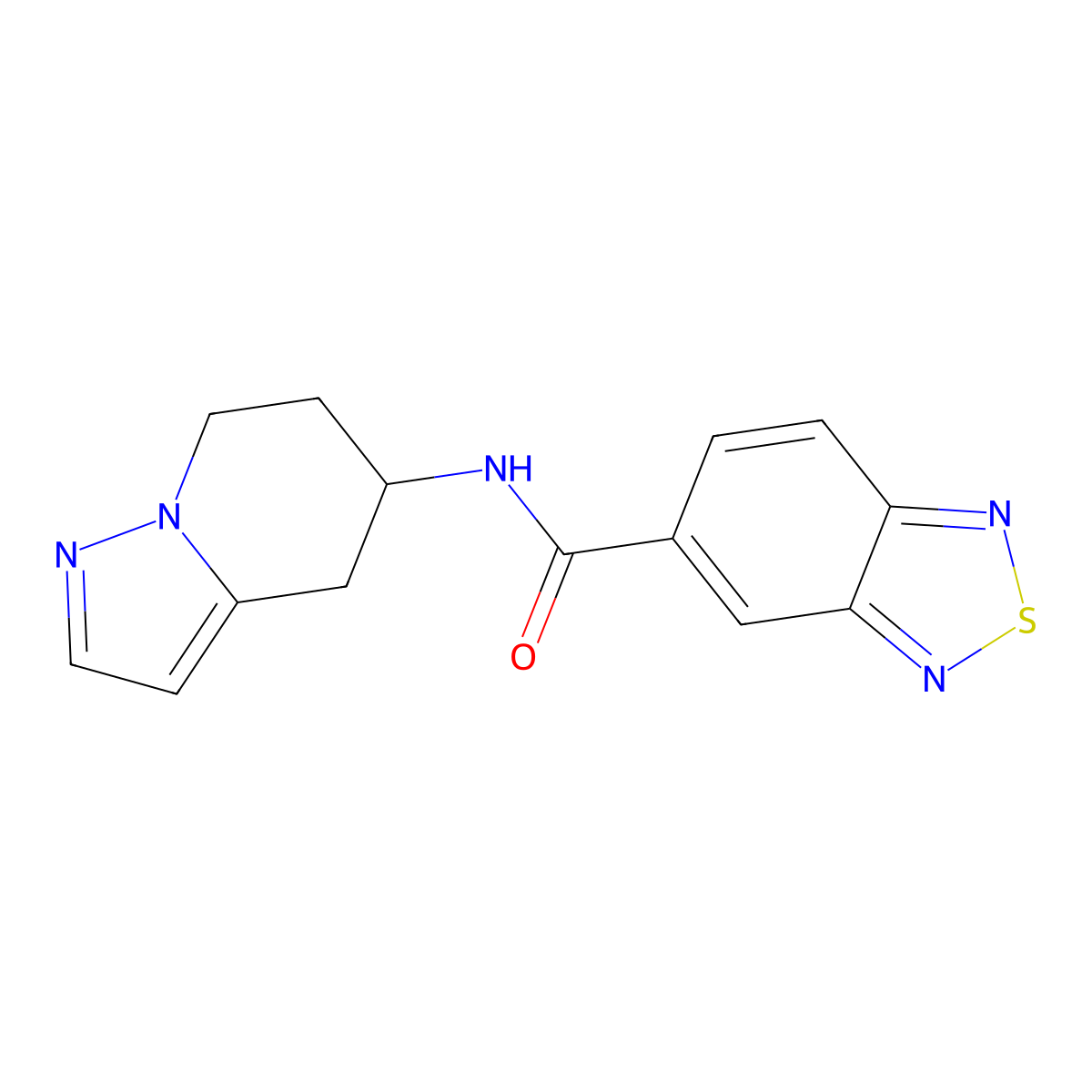 N-(4,5,6,7-tetrahydropyrazolo[1,5-a]pyridin-5-yl)benzo[c][1,2,5]thiadiazole-5-carboxamide molecular structure, CAS 2034259-11-3