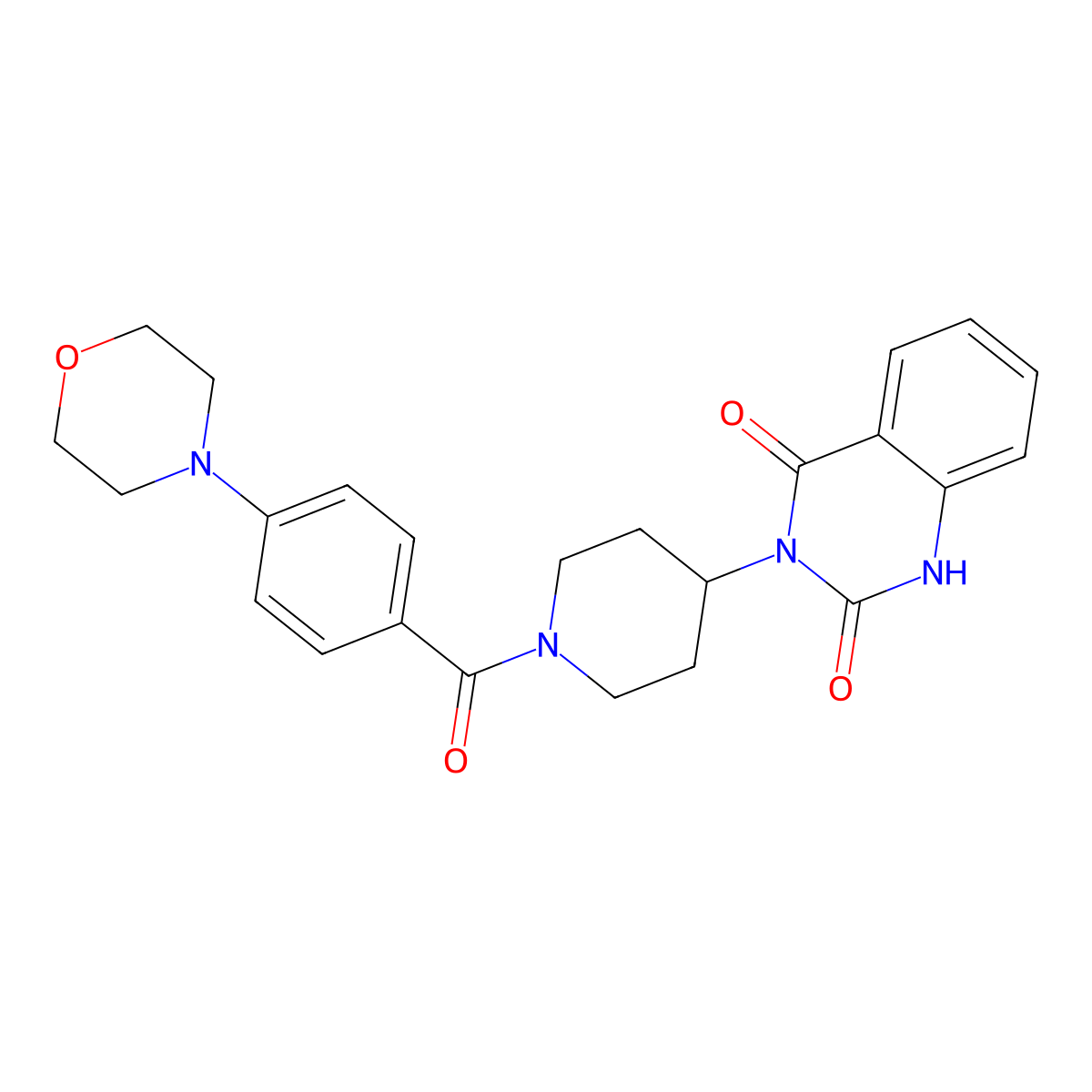 3-(1-(4-morpholinobenzoyl)piperidin-4-yl)quinazoline-2,4(1H,3H)-dione molecular structure, CAS 2034260-95-0