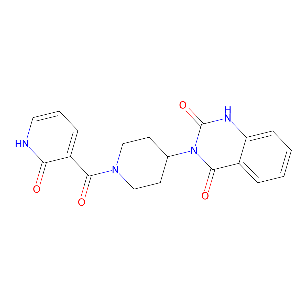 3-(1-(2-hydroxynicotinoyl)piperidin-4-yl)quinazoline-2,4(1H,3H)-dione molecular structure, CAS 2034261-43-1