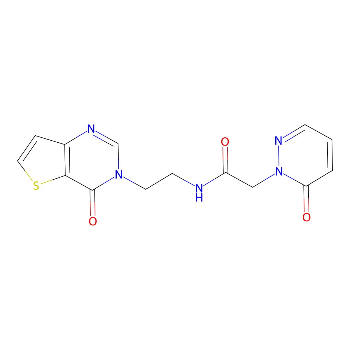 2-(6-oxopyridazin-1(6H)-yl)-N-(2-(4-oxothieno[3,2-d]pyrimidin-3(4H)-yl)ethyl)acetamide molecular structure, CAS 2034263-32-4