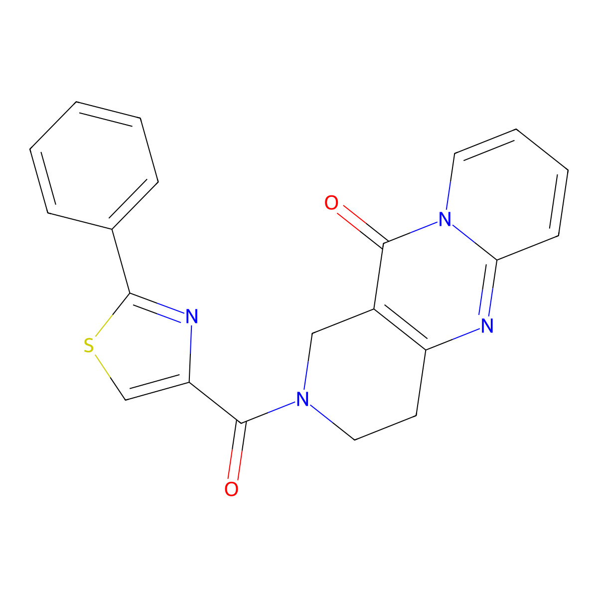 5-(2-Phenyl-1,3-thiazole-4-carbonyl)-1,5,9-triazatricyclo[8.4.0.0^{3,8}]tetradeca-3(8),9,11,13-tetraen-2-one molecular structure, CAS 2034264-00-9