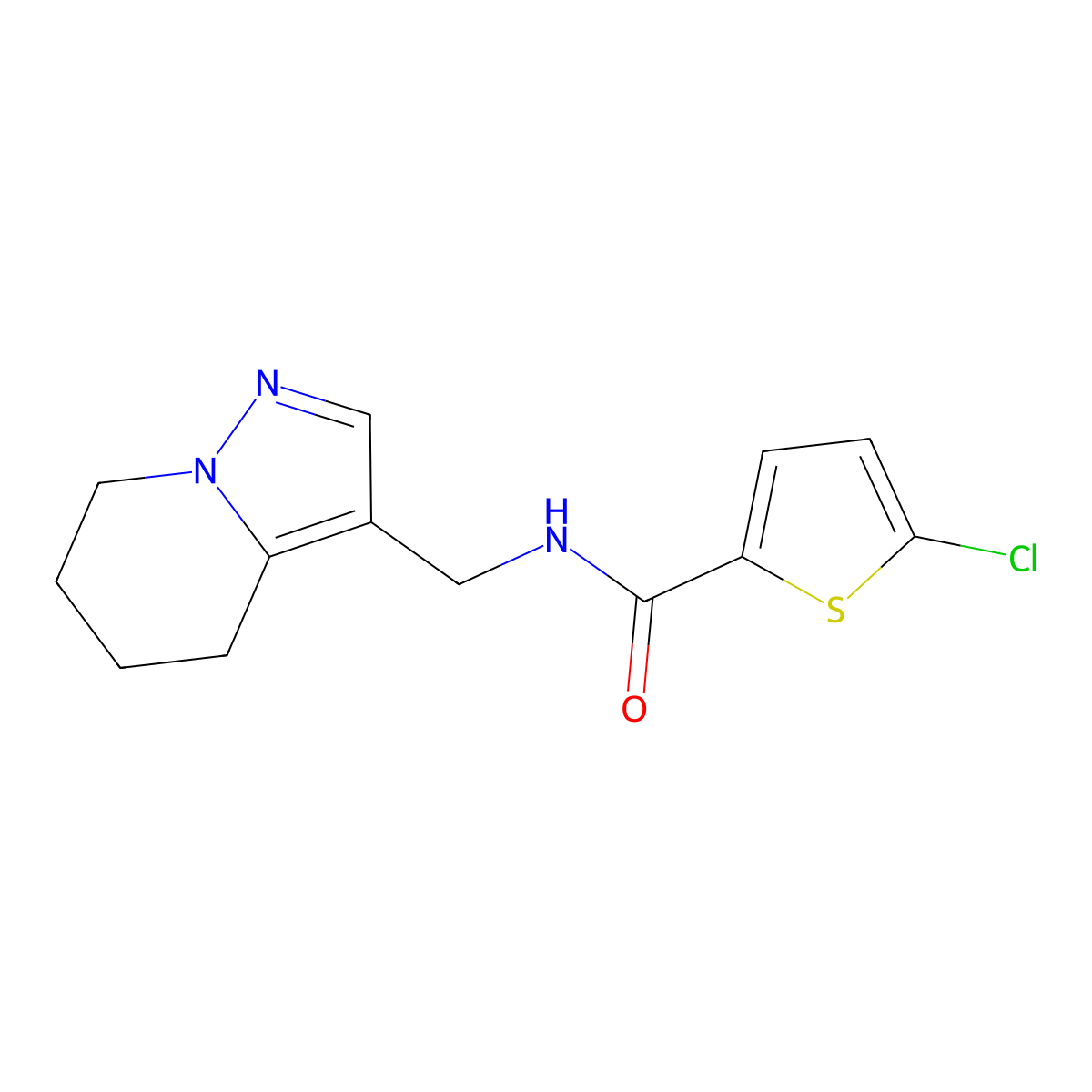 5-chloro-N-((4,5,6,7-tetrahydropyrazolo[1,5-a]pyridin-3-yl)methyl)thiophene-2-carboxamide molecular structure, CAS 2034265-89-7