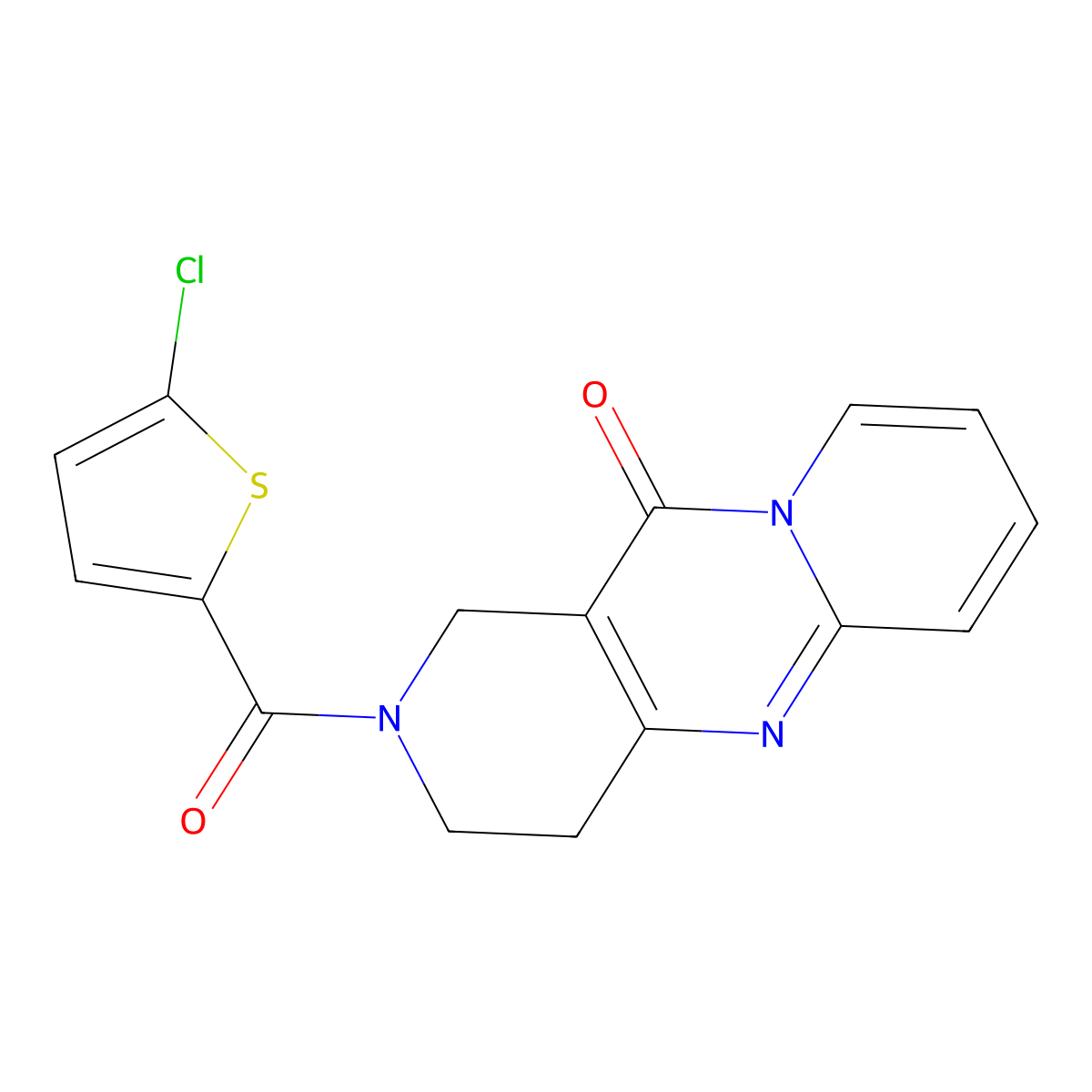 5-(5-Chlorothiophene-2-carbonyl)-1,5,9-triazatricyclo[8.4.0.0^{3,8}]tetradeca-3(8),9,11,13-tetraen-2-one molecular structure, CAS 2034272-99-4
