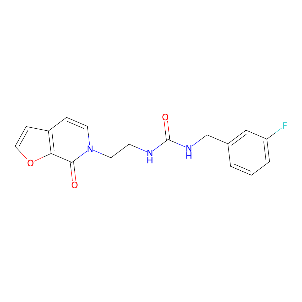 1-(3-fluorobenzyl)-3-(2-(7-oxofuro[2,3-c]pyridin-6(7H)-yl)ethyl)urea molecular structure, CAS 2034273-64-6