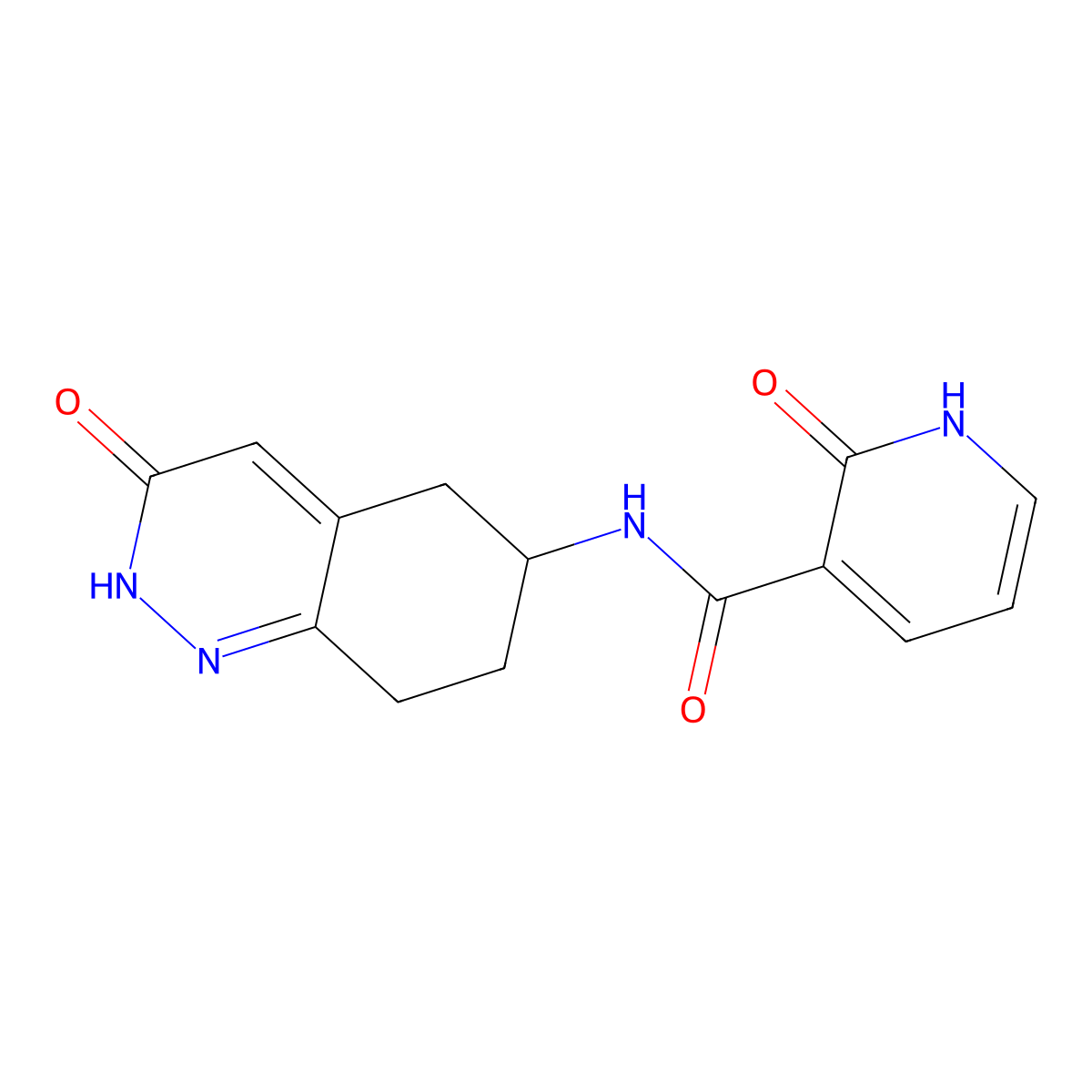 2-hydroxy-N-(3-oxo-2,3,5,6,7,8-hexahydrocinnolin-6-yl)nicotinamide molecular structure, CAS 2034276-59-8