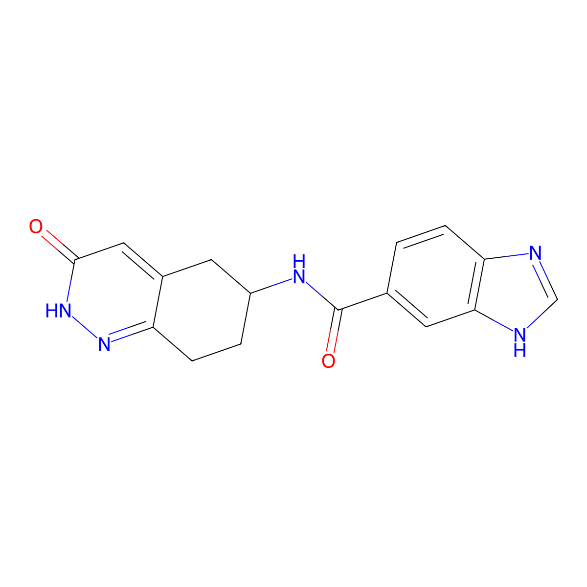 N-(3-oxo-2,3,5,6,7,8-hexahydrocinnolin-6-yl)-1H-benzo[d]imidazole-5-carboxamide molecular structure, CAS 2034276-87-2