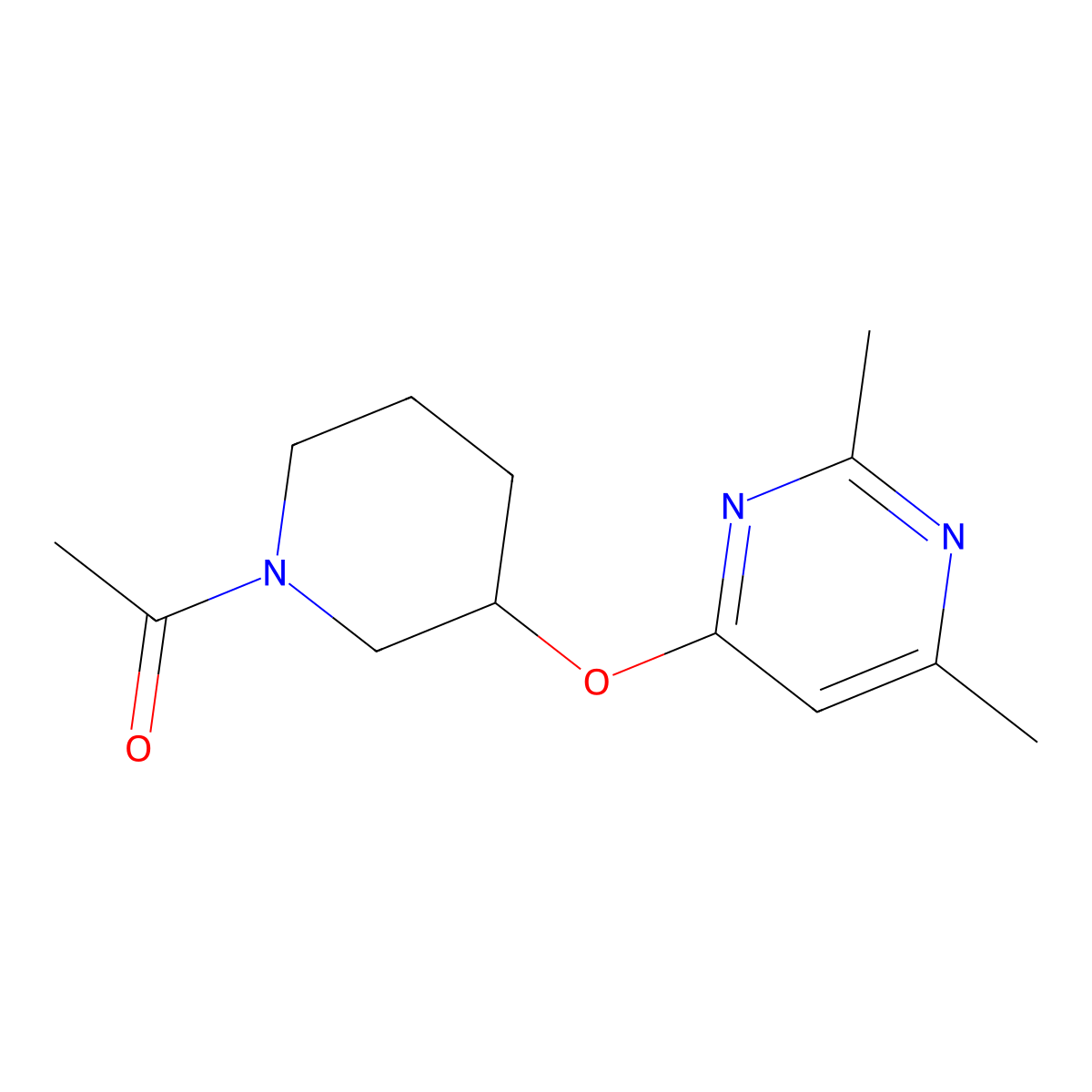 1-(3-((2,6-Dimethylpyrimidin-4-yl)oxy)piperidin-1-yl)ethanone molecular structure, CAS 2034277-53-5