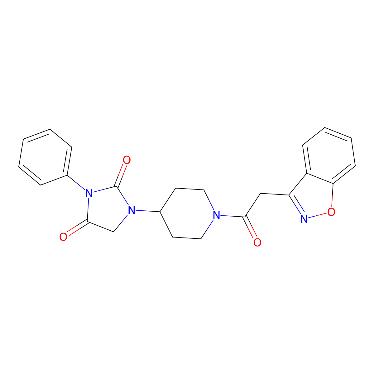 1-(1-(2-(Benzo[d]isoxazol-3-yl)acetyl)piperidin-4-yl)-3-phenylimidazolidine-2,4-dione molecular structure, CAS 2034283-56-0