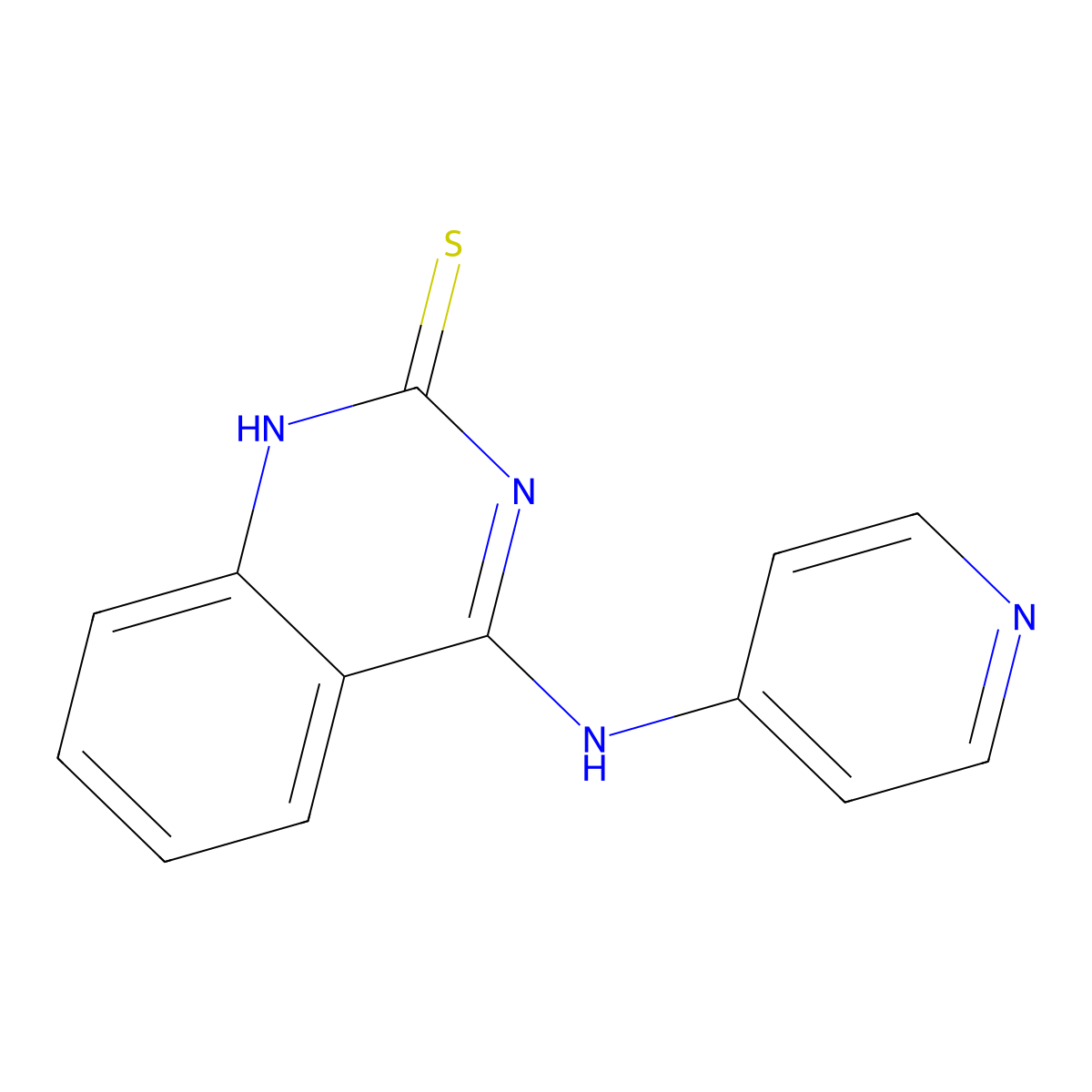 4-(pyridin-4-ylamino)quinazoline-2(1H)-thione molecular structure, CAS 2034285-12-4