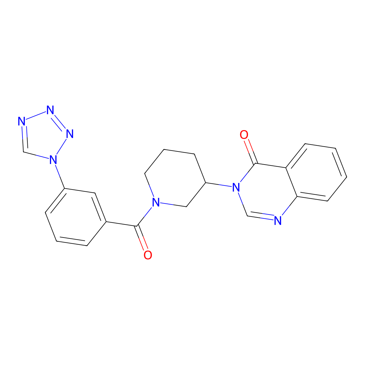 3-{1-[3-(1H-1,2,3,4-tetrazol-1-yl)benzoyl]piperidin-3-yl}-3,4-dihydroquinazolin-4-one molecular structure, CAS 2034295-50-4