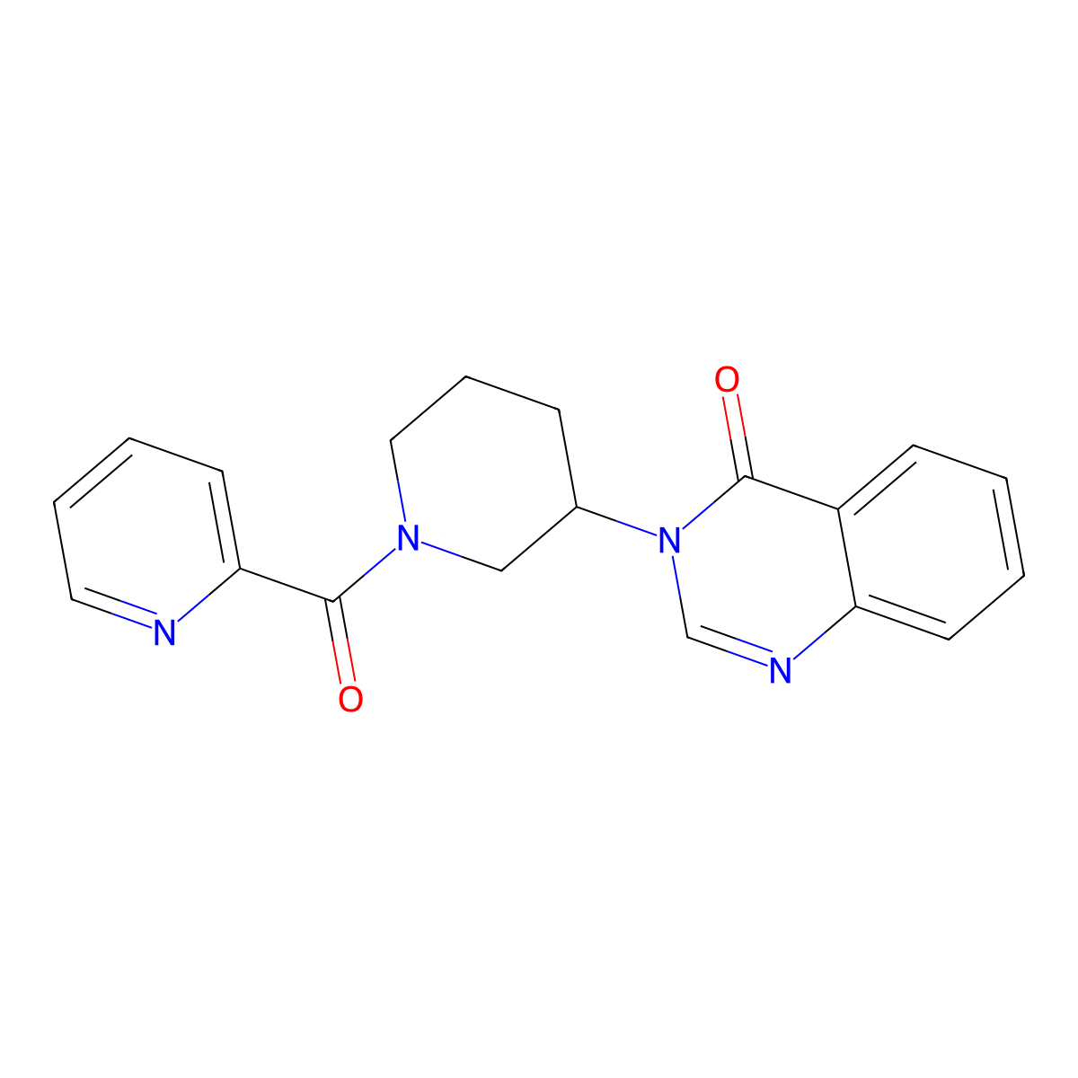 3-(1-picolinoylpiperidin-3-yl)quinazolin-4(3H)-one molecular structure, CAS 2034296-51-8