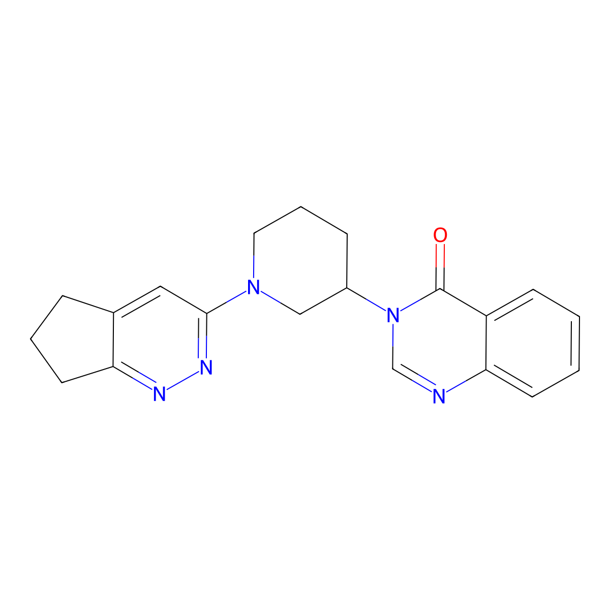3-(1-(6,7-dihydro-5H-cyclopenta[c]pyridazin-3-yl)piperidin-3-yl)quinazolin-4(3H)-one molecular structure, CAS 2034309-61-8