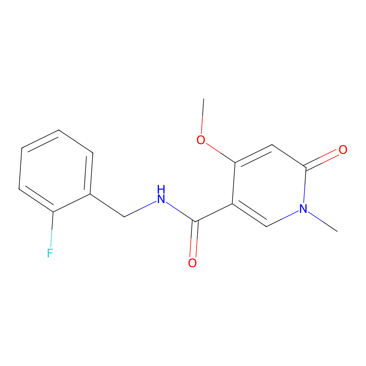 N-(2-fluorobenzyl)-4-methoxy-1-methyl-6-oxo-1,6-dihydropyridine-3-carboxamide molecular structure, CAS 2034319-62-3