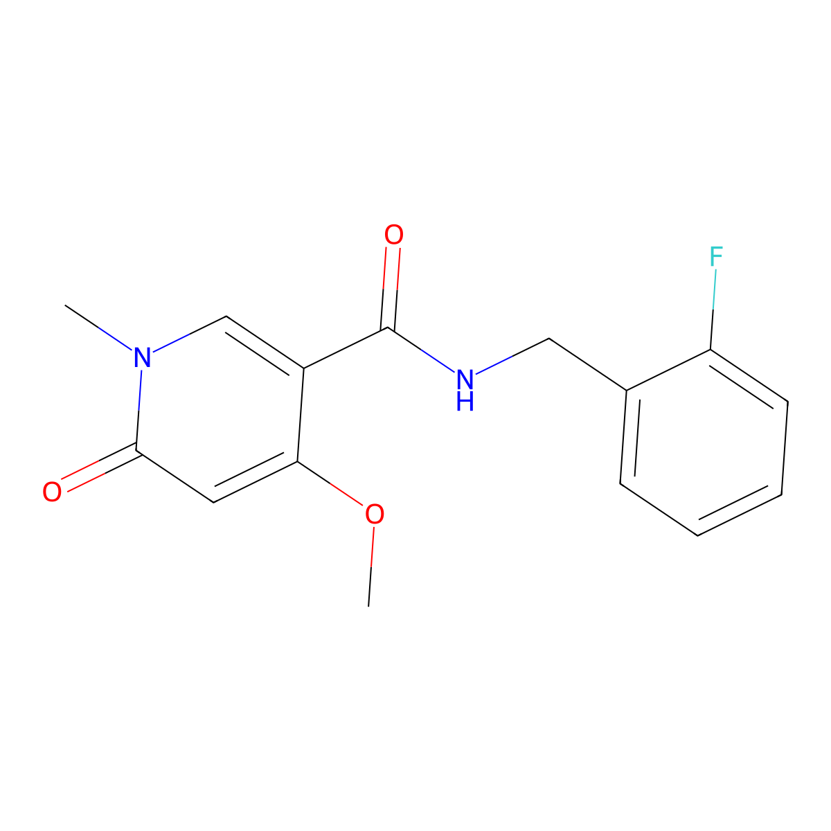 N-(2-fluorobenzyl)-4-methoxy-1-methyl-6-oxo-1,6-dihydropyridine-3-carboxamide molecular structure, CAS 2034319-62-3