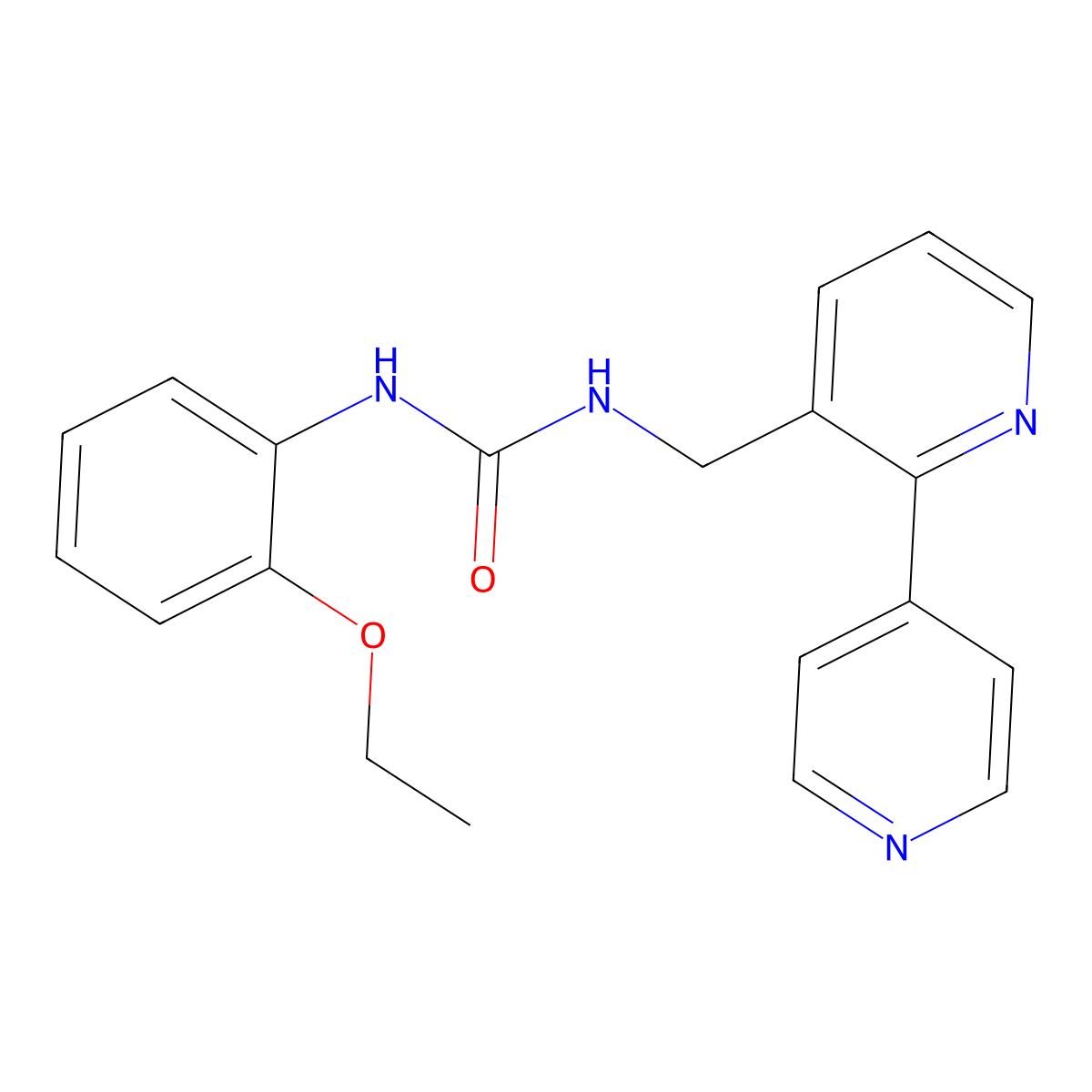 1-([2,4'-Bipyridin]-3-ylmethyl)-3-(2-ethoxyphenyl)urea molecular structure, CAS 2034321-14-5