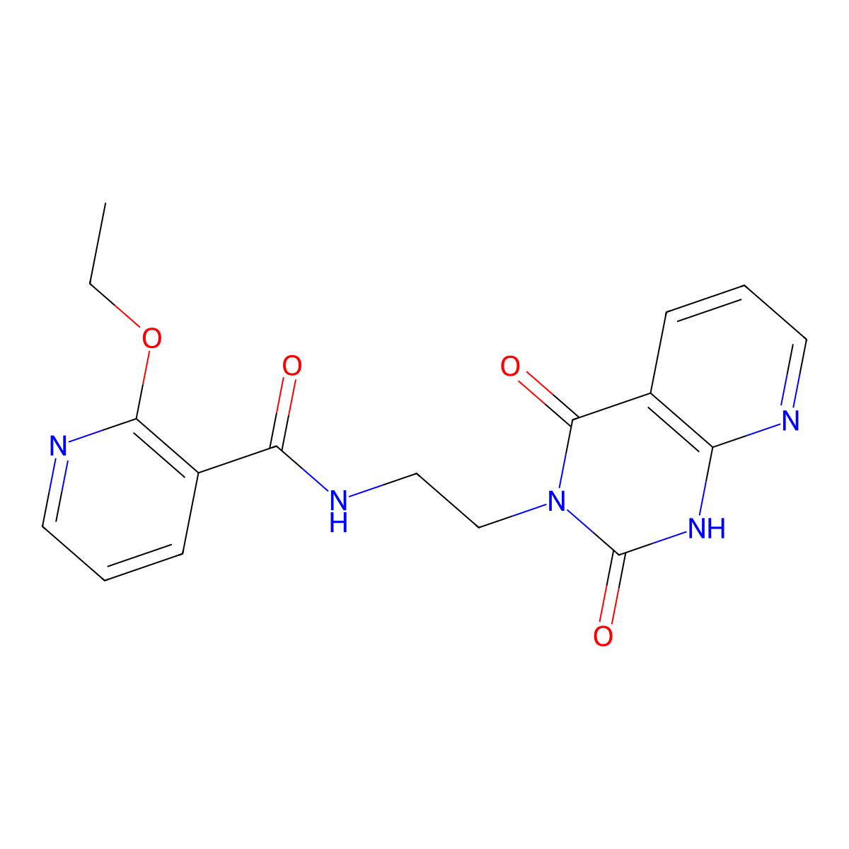 N-(2-(2,4-dioxo-1,2-dihydropyrido[2,3-d]pyrimidin-3(4H)-yl)ethyl)-2-ethoxynicotinamide molecular structure, CAS 2034322-16-0