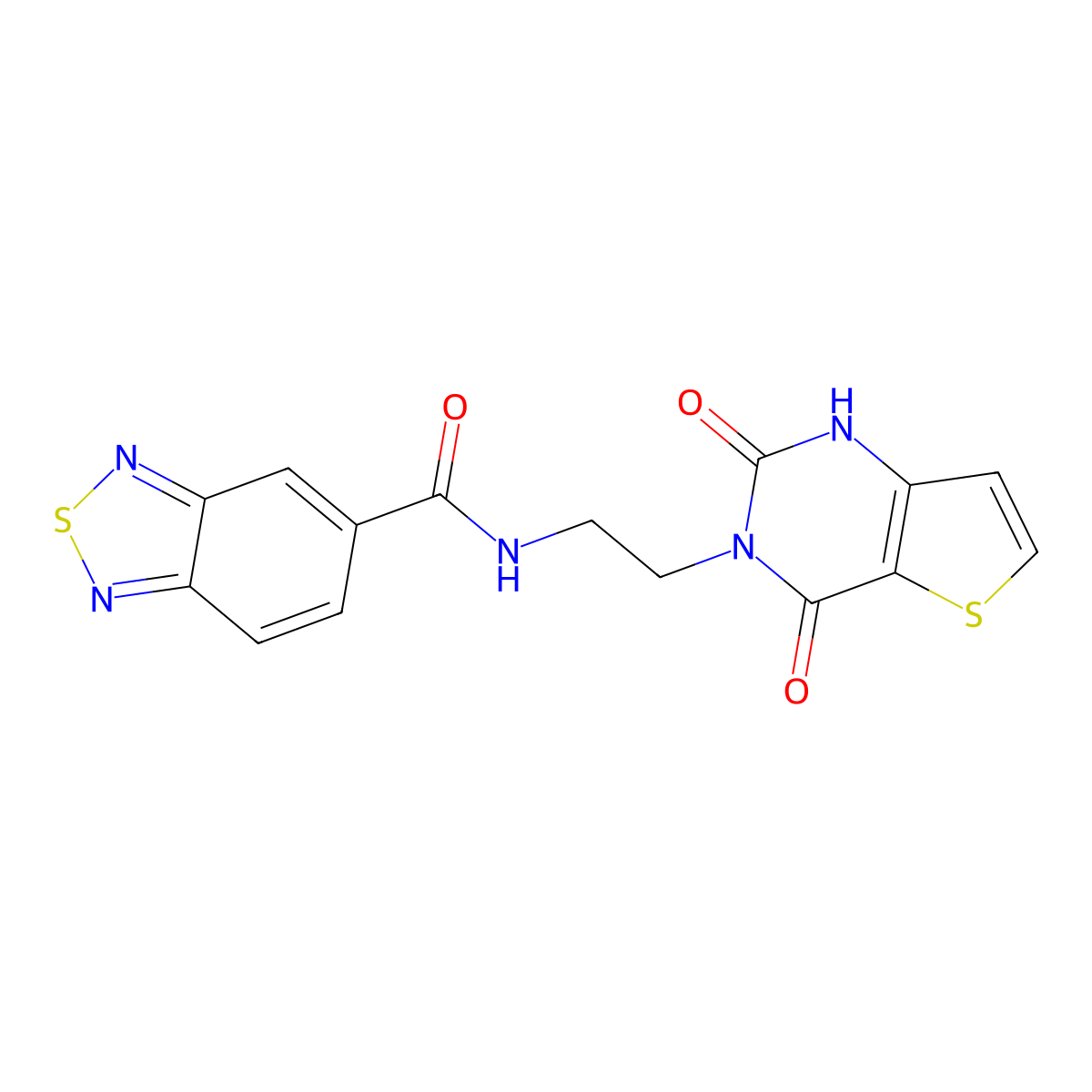 N-(2-(2,4-dioxo-1,2-dihydrothieno[3,2-d]pyrimidin-3(4H)-yl)ethyl)benzo[c][1,2,5]thiadiazole-5-carboxamide molecular structure, CAS 2034323-42-5