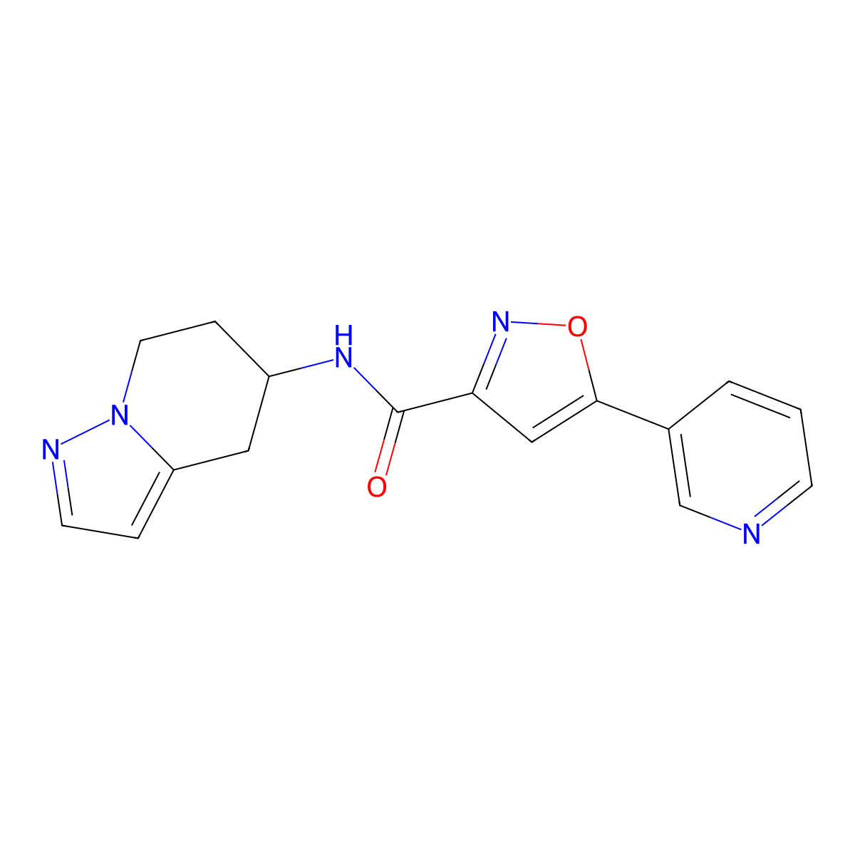 5-(pyridin-3-yl)-N-(4,5,6,7-tetrahydropyrazolo[1,5-a]pyridin-5-yl)isoxazole-3-carboxamide molecular structure, CAS 2034334-31-9