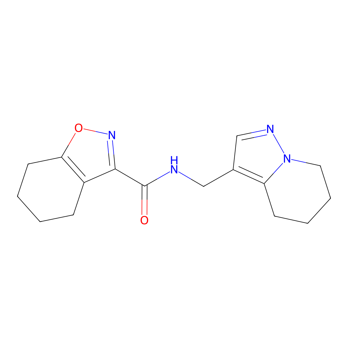N-((4,5,6,7-tetrahydropyrazolo[1,5-a]pyridin-3-yl)methyl)-4,5,6,7-tetrahydrobenzo[d]isoxazole-3-carboxamide molecular structure, CAS 2034337-30-7