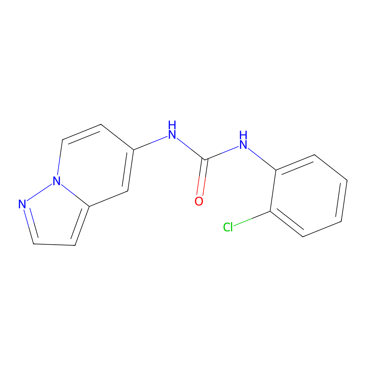 1-(2-Chlorophenyl)-3-(pyrazolo[1,5-a]pyridin-5-yl)urea molecular structure, CAS 2034339-02-9