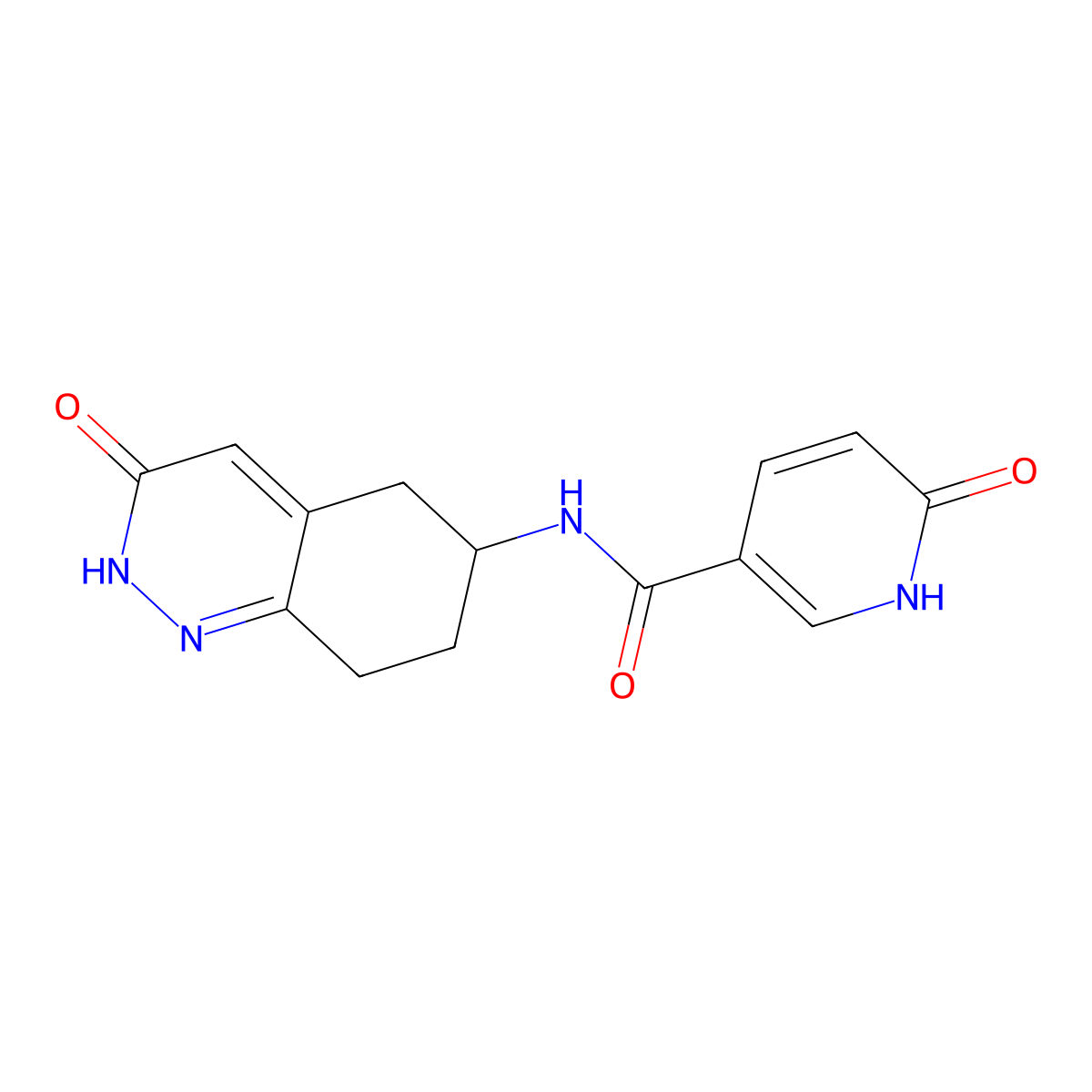 6-oxo-N-(3-oxo-2,3,5,6,7,8-hexahydrocinnolin-6-yl)-1,6-dihydropyridine-3-carboxamide molecular structure, CAS 2034349-09-0