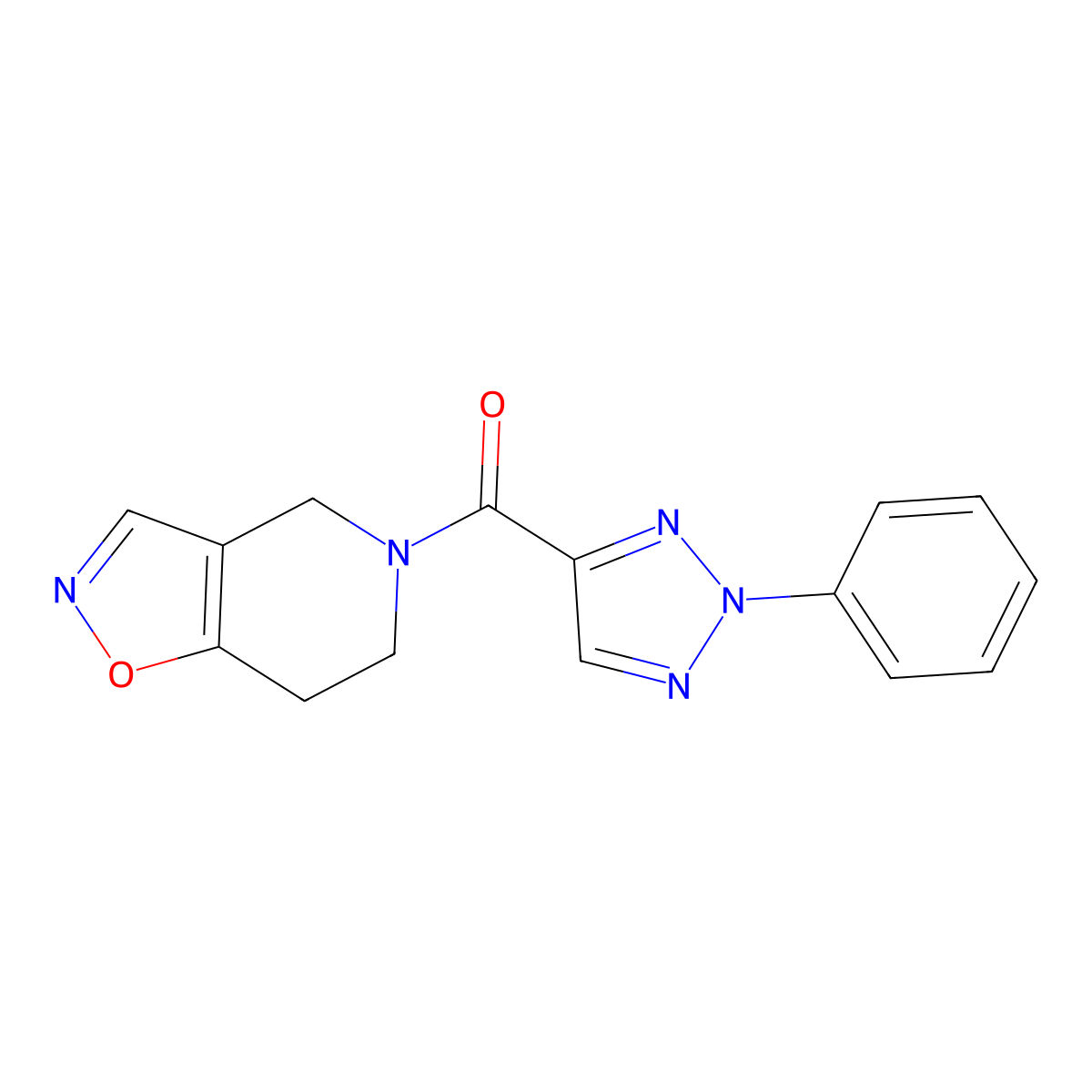 (6,7-dihydroisoxazolo[4,5-c]pyridin-5(4H)-yl)(2-phenyl-2H-1,2,3-triazol-4-yl)methanone molecular structure, CAS 2034356-06-2
