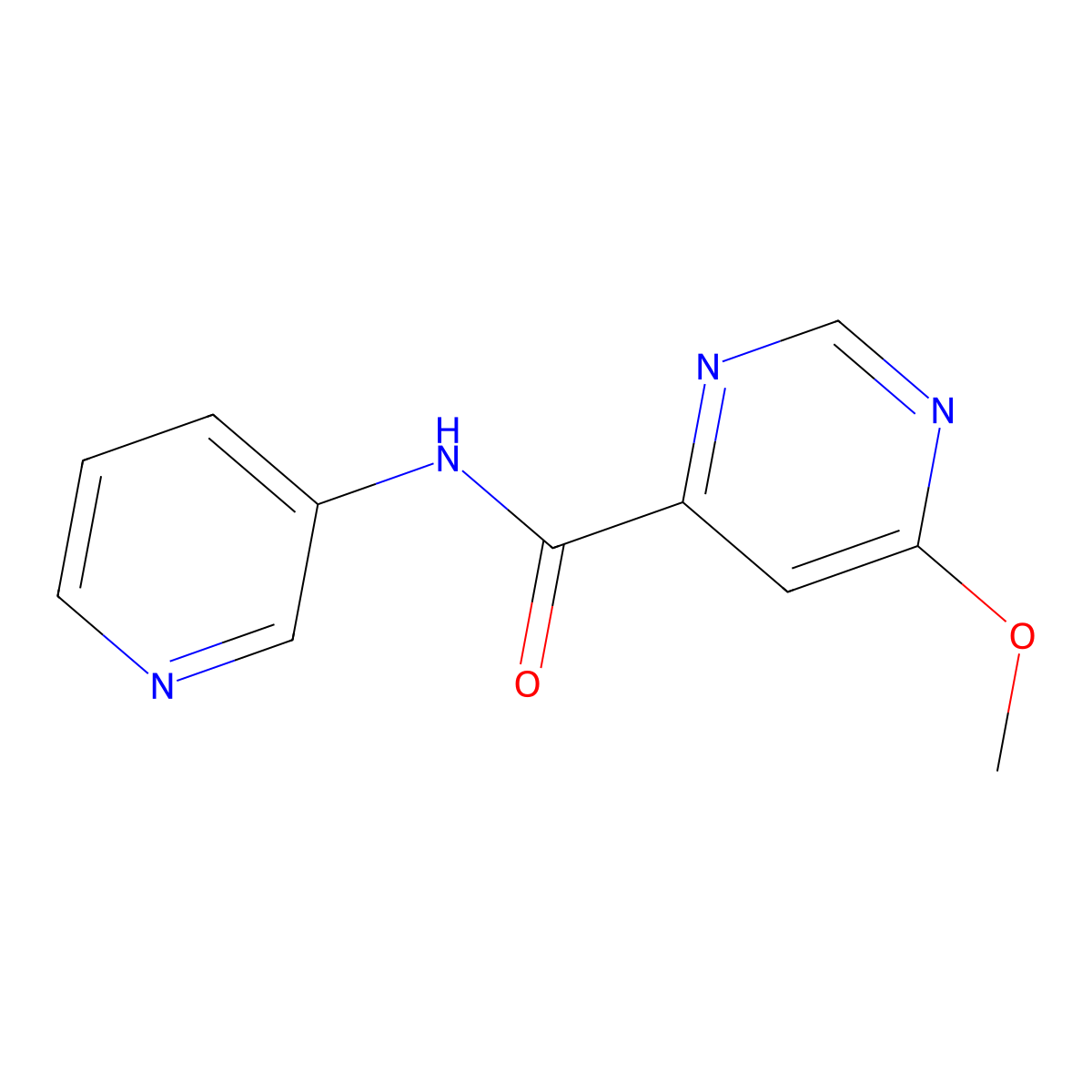 6-methoxy-N-(pyridin-3-yl)pyrimidine-4-carboxamide molecular structure, CAS 2034361-84-5
