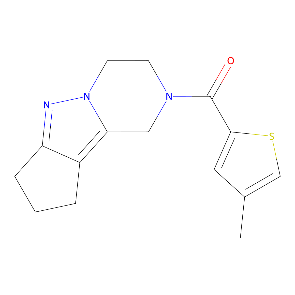 11-(4-Methylthiophene-2-carbonyl)-7,8,11-triazatricyclo[6.4.0.0^{2,6}]dodeca-1,6-diene molecular structure, CAS 2034372-01-3