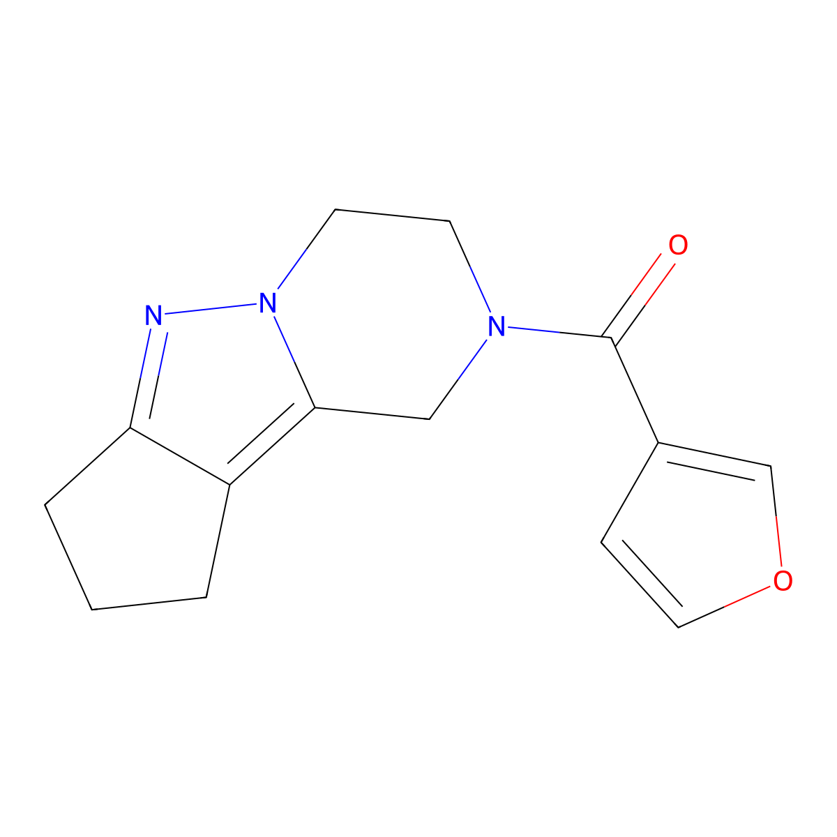 11-(Furan-3-carbonyl)-7,8,11-triazatricyclo[6.4.0.0^{2,6}]dodeca-1,6-diene molecular structure, CAS 2034372-21-7