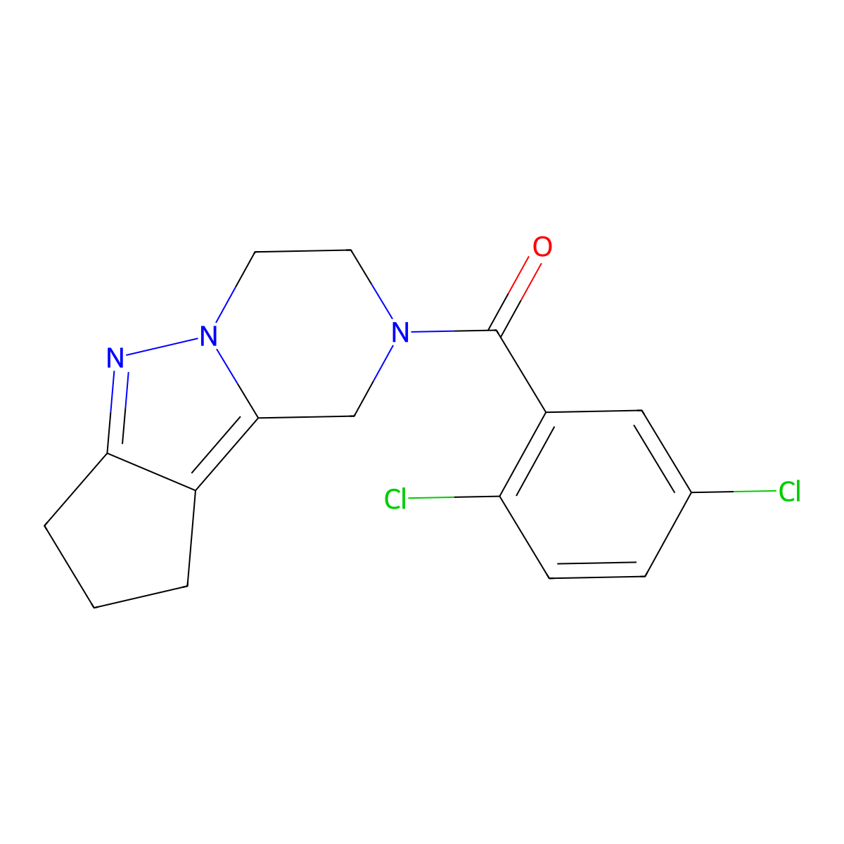 11-(2,5-Dichlorobenzoyl)-7,8,11-triazatricyclo[6.4.0.0^{2,6}]dodeca-1,6-diene molecular structure, CAS 2034372-62-6