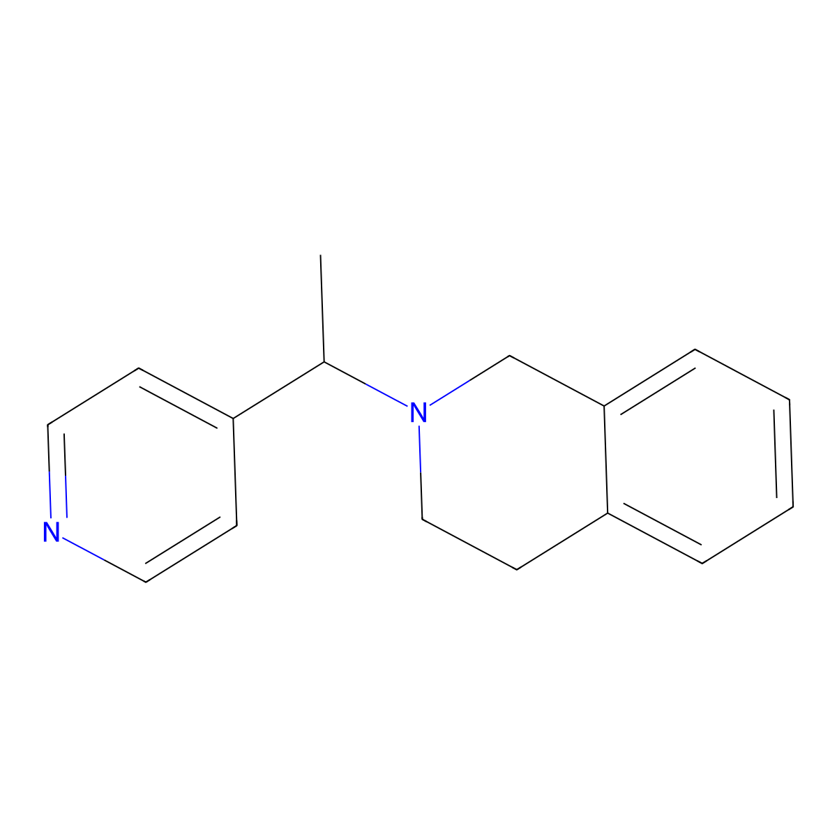 2-[1-(Pyridin-4-yl)ethyl]-1,2,3,4-tetrahydroisoquinoline molecular structure, CAS 2034375-72-7