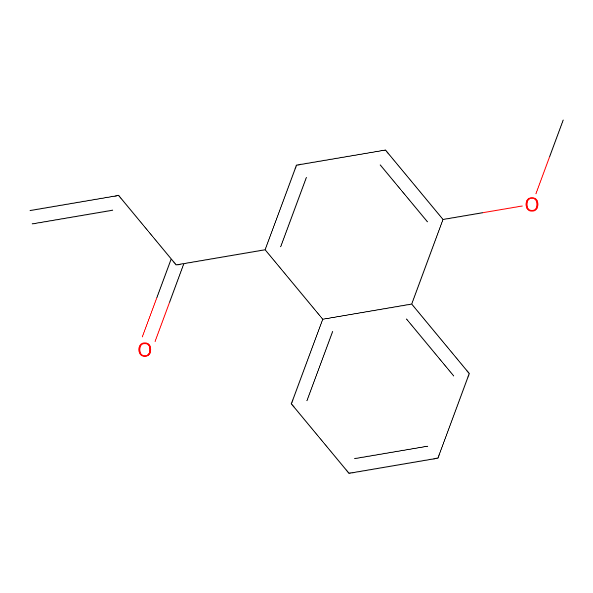 1-(4-Methoxynaphthalen-1-yl)prop-2-en-1-one molecular structure, CAS 203438-02-2