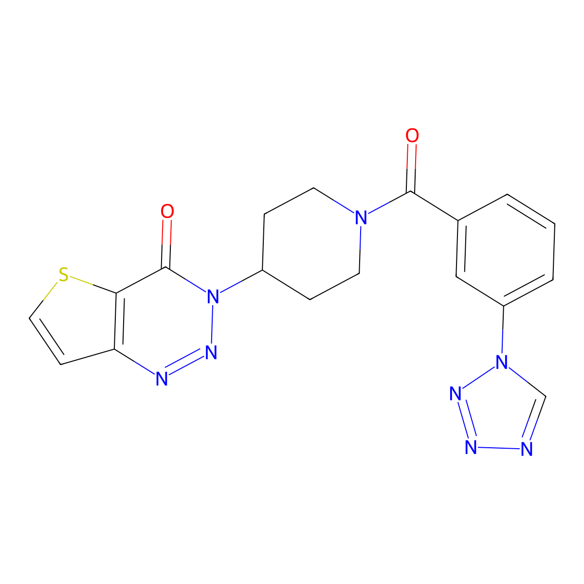 3-(1-(3-(1H-tetrazol-1-yl)benzoyl)piperidin-4-yl)thieno[3,2-d][1,2,3]triazin-4(3H)-one molecular structure, CAS 2034380-16-8