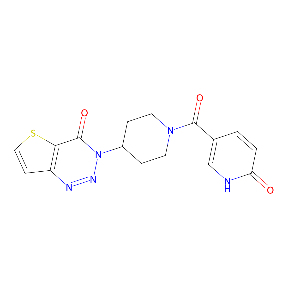 3-(1-(6-oxo-1,6-dihydropyridine-3-carbonyl)piperidin-4-yl)thieno[3,2-d][1,2,3]triazin-4(3H)-one molecular structure, CAS 2034380-24-8