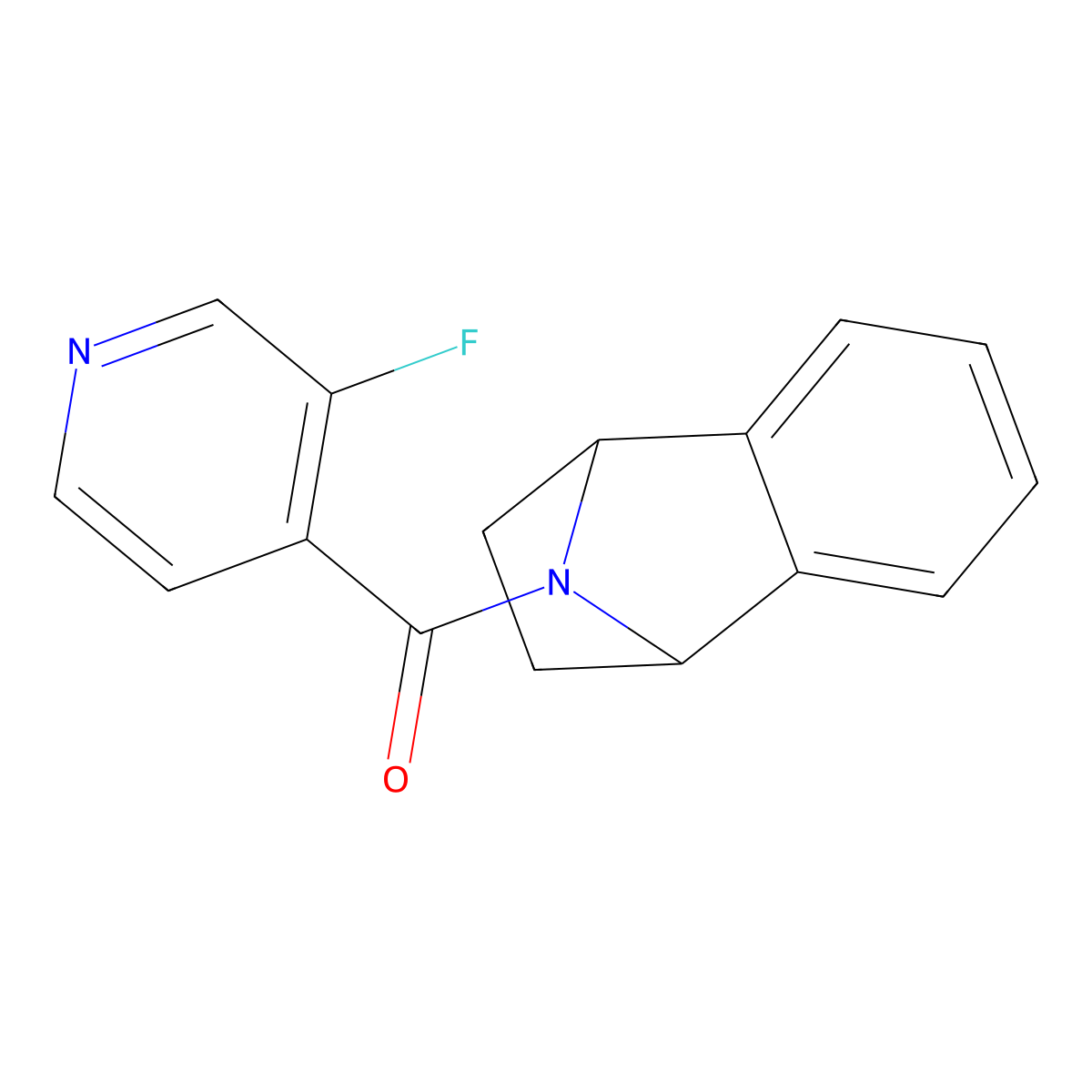 (3-Fluoropyridin-4-yl)(1,2,3,4-tetrahydro-1,4-epiminonaphthalen-9-yl)methanone molecular structure, CAS 2034381-43-4