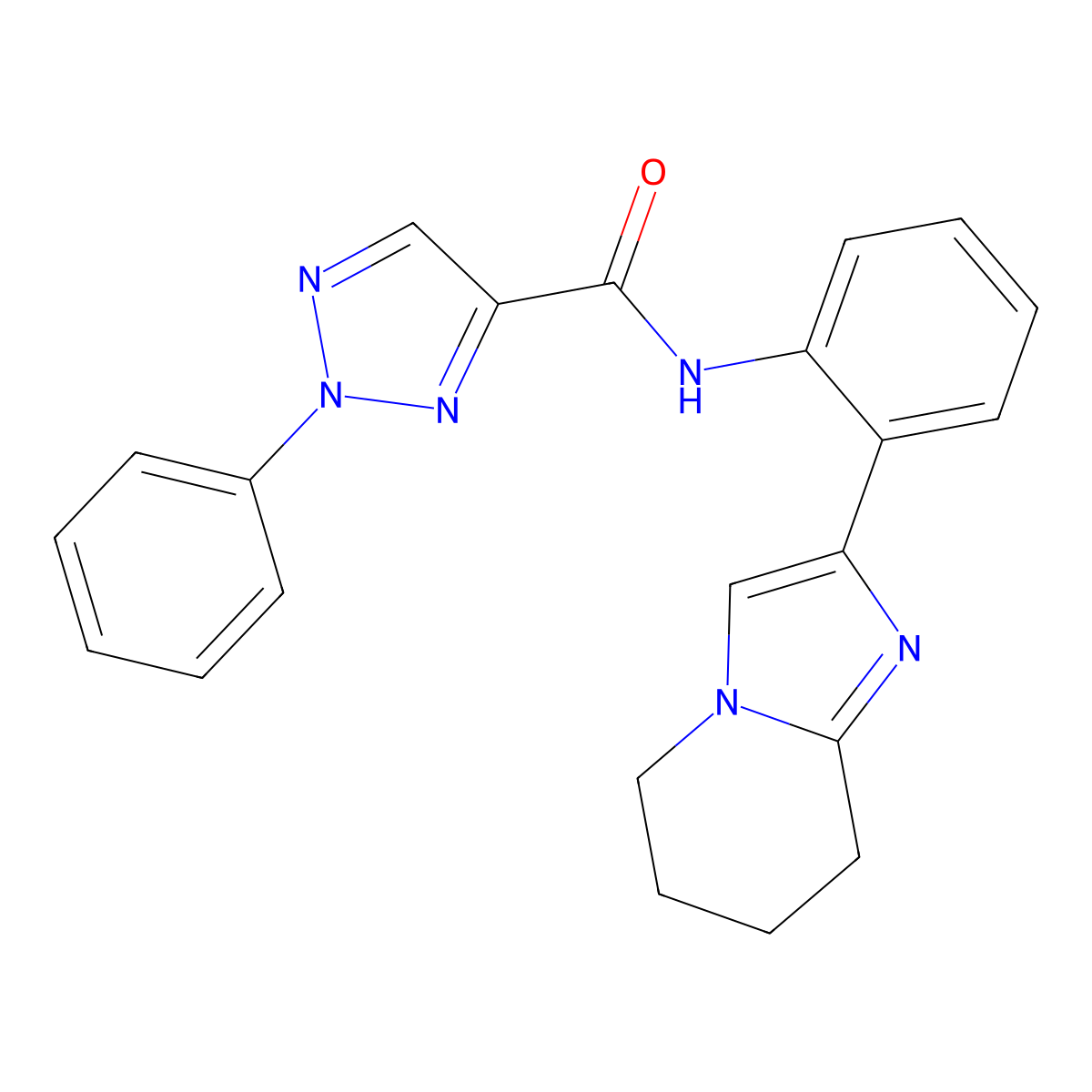 2-phenyl-N-(2-(5,6,7,8-tetrahydroimidazo[1,2-a]pyridin-2-yl)phenyl)-2H-1,2,3-triazole-4-carboxamide molecular structure, CAS 2034390-32-2