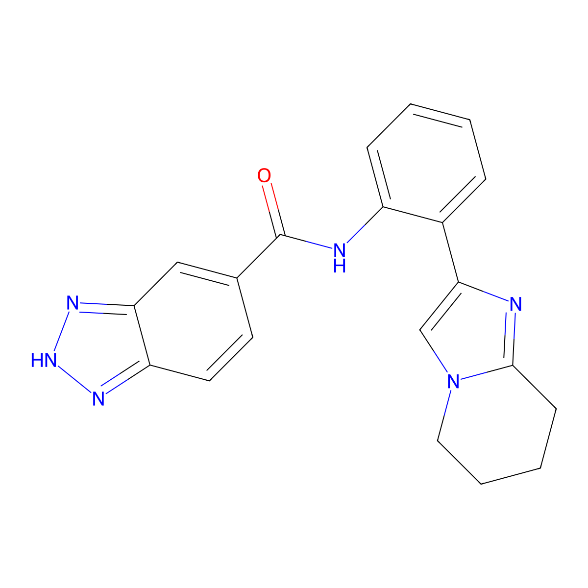 N-(2-(5,6,7,8-tetrahydroimidazo[1,2-a]pyridin-2-yl)phenyl)-1H-benzo[d][1,2,3]triazole-5-carboxamide molecular structure, CAS 2034390-69-5
