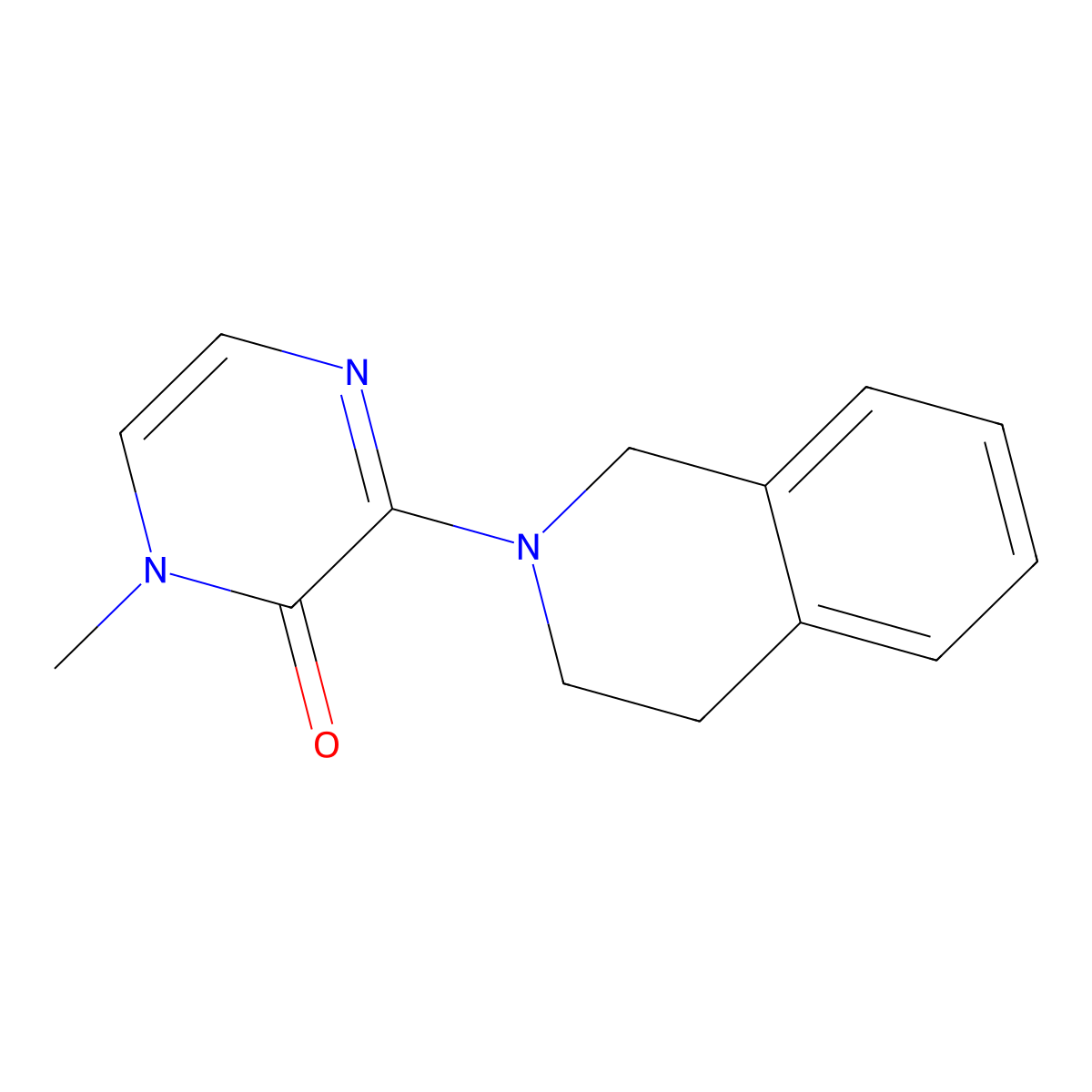 3-(3,4-dihydroisoquinolin-2(1H)-yl)-1-methylpyrazin-2(1H)-one molecular structure, CAS 2034390-80-0