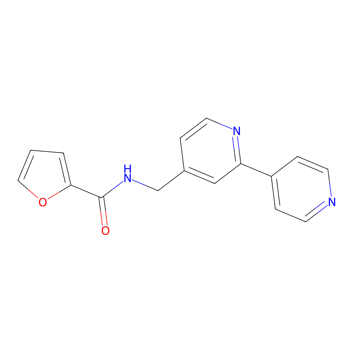 N-([2,4'-bipyridin]-4-ylmethyl)furan-2-carboxamide molecular structure, CAS 2034394-14-2