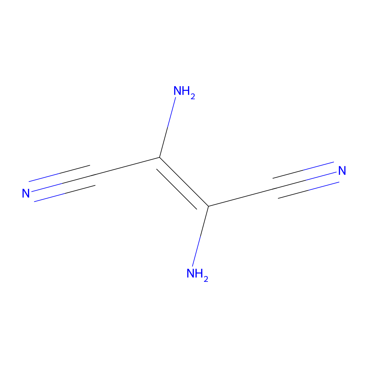 2,3-Diaminobut-2-enedinitrile molecular structure, CAS 20344-79-0